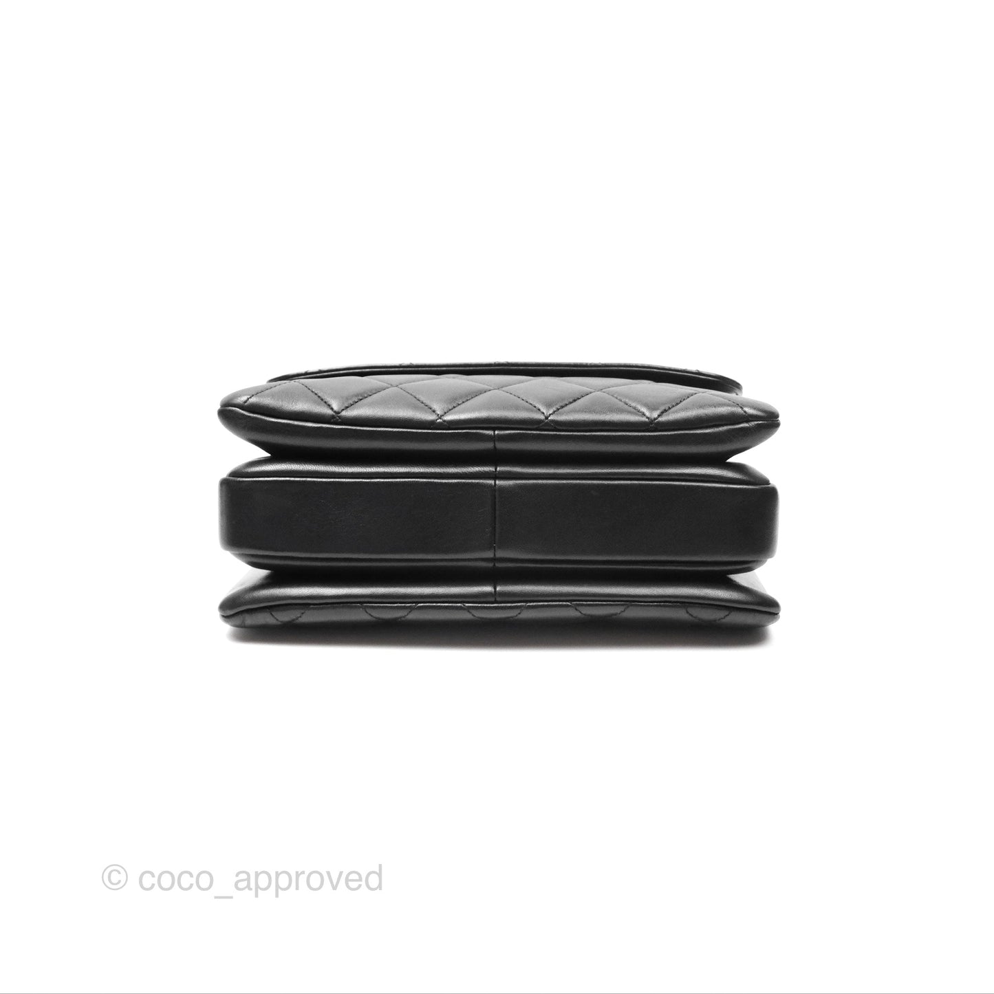 Chanel Small Trendy CC Black Lambskin Gold Hardware