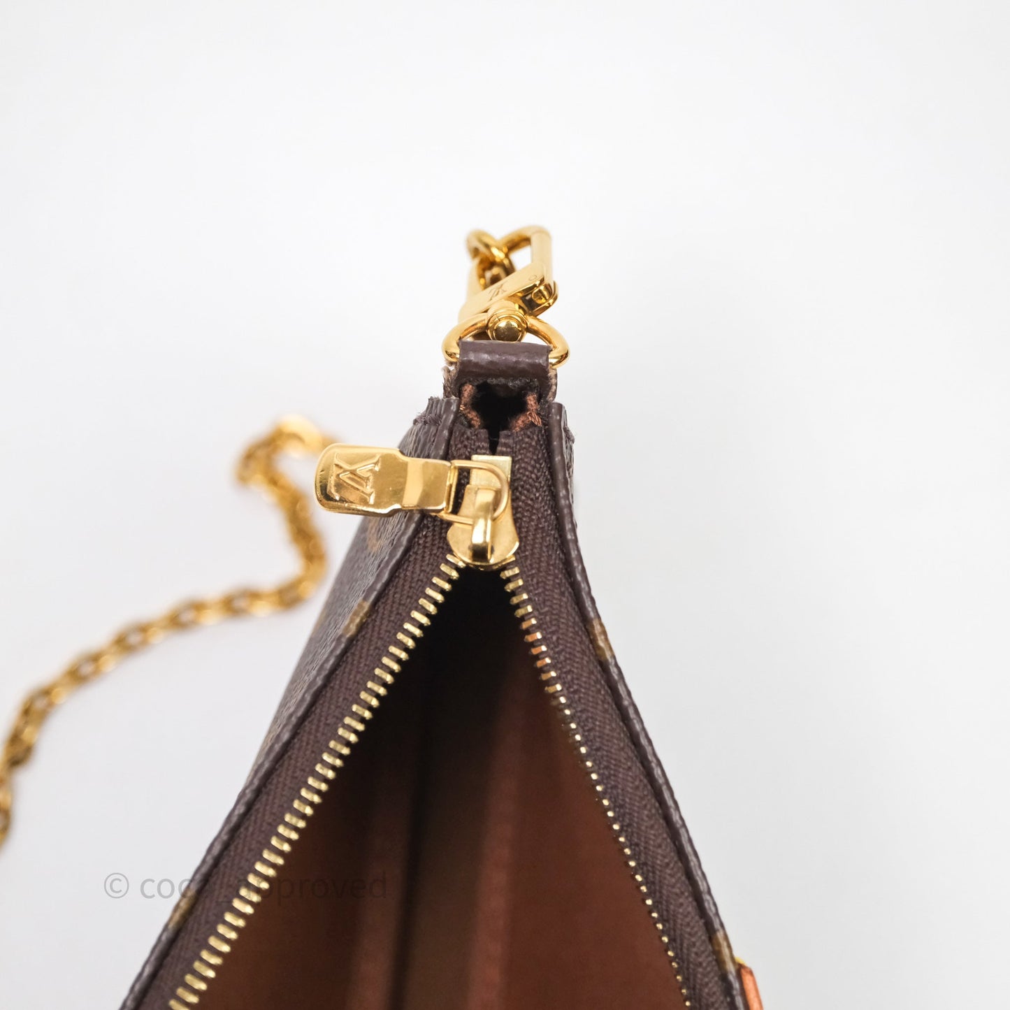 Louis Vuitton Multi Pochette Accessories Khaki Monogram Canvas