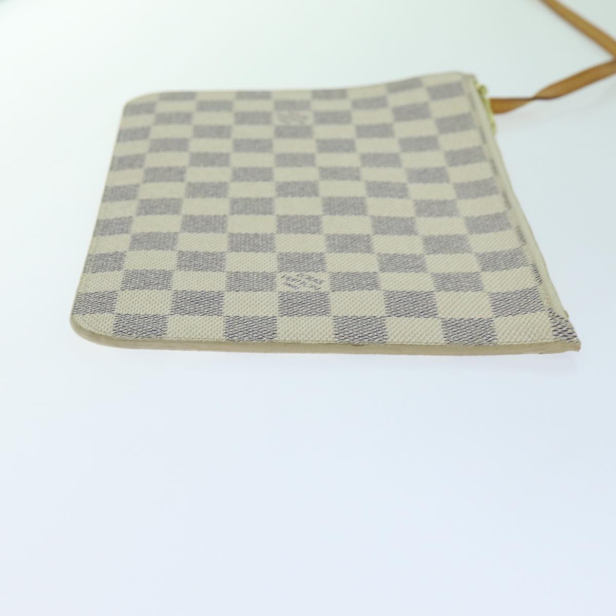 LOUIS VUITTON Damier Azur Neverfull MM Tote Bag N41605 LV 70414