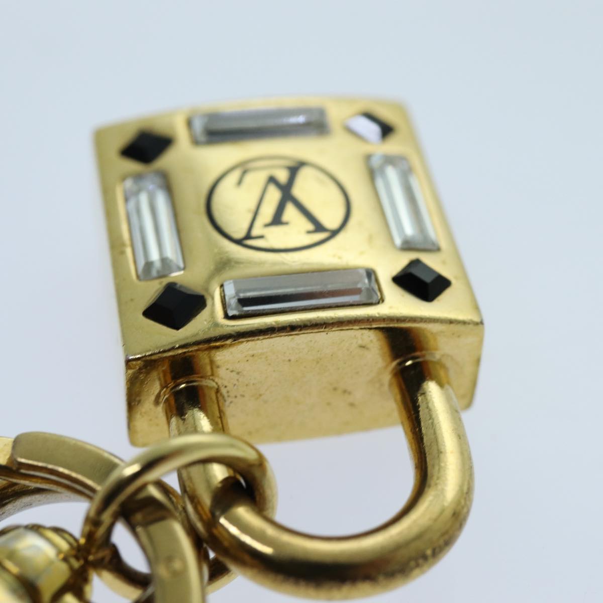 LOUIS VUITTON Rock Me Strass Key Holder Gold M64528 LV 70418