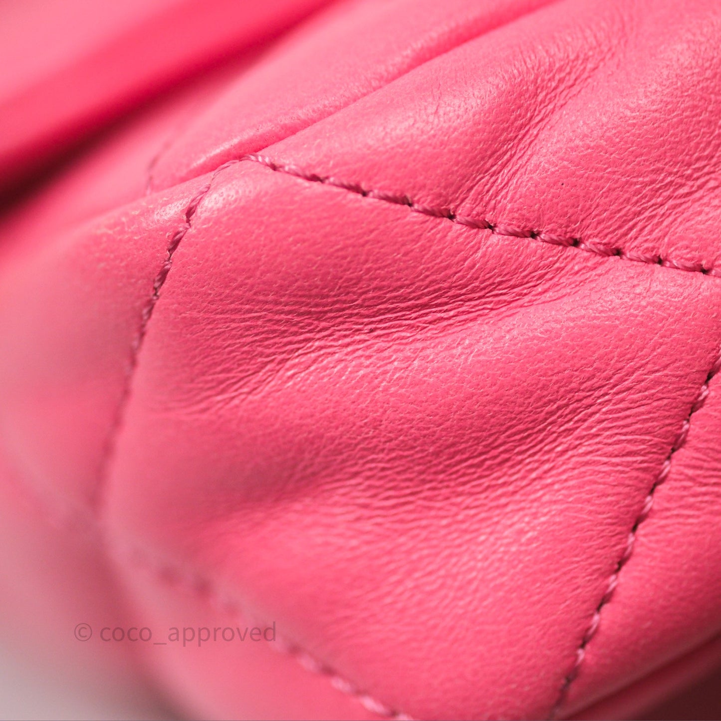 Chanel Quilted Mini CC Funky Town Flap Pink Lambskin Aged Gold Hardware