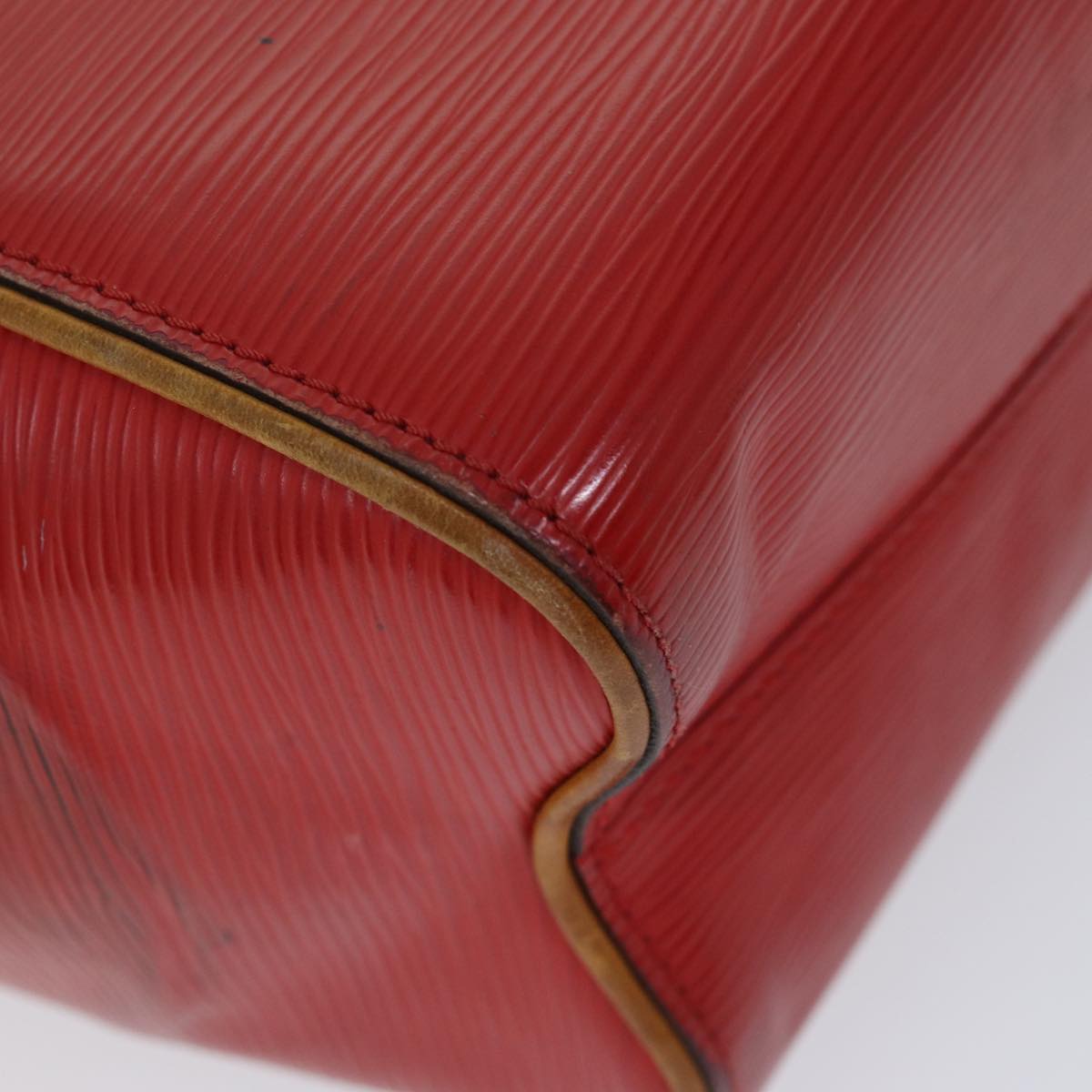 LOUIS VUITTON Epi Dog BB Hand Bag 2way Red Coklico M93249 LV 70439