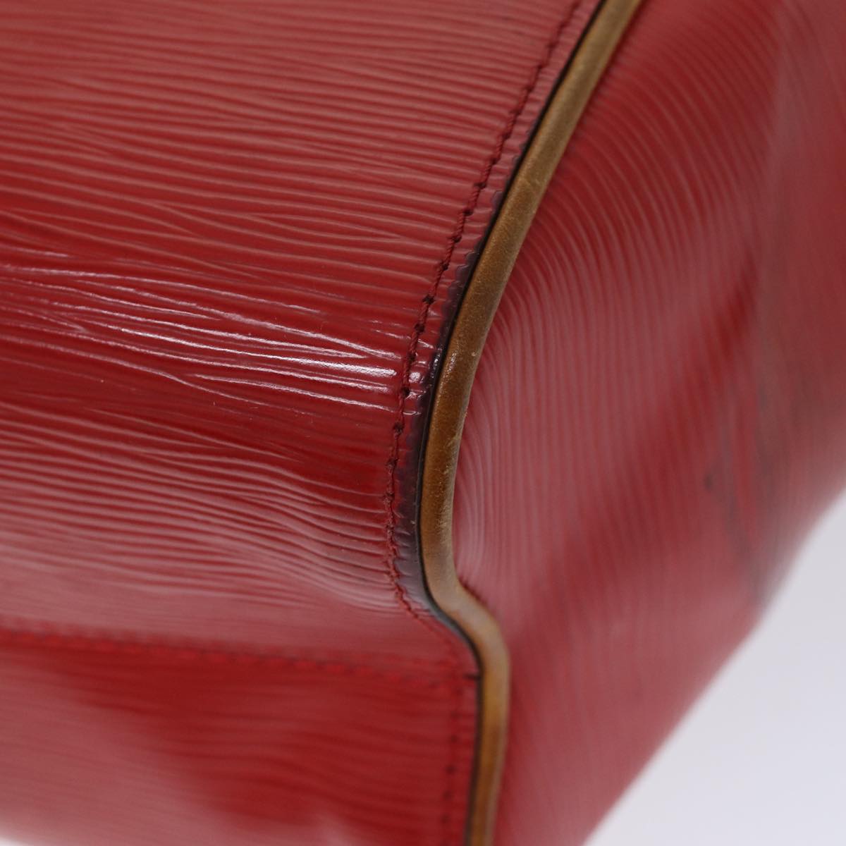 LOUIS VUITTON Epi Dog BB Hand Bag 2way Red Coklico M93249 LV 70439
