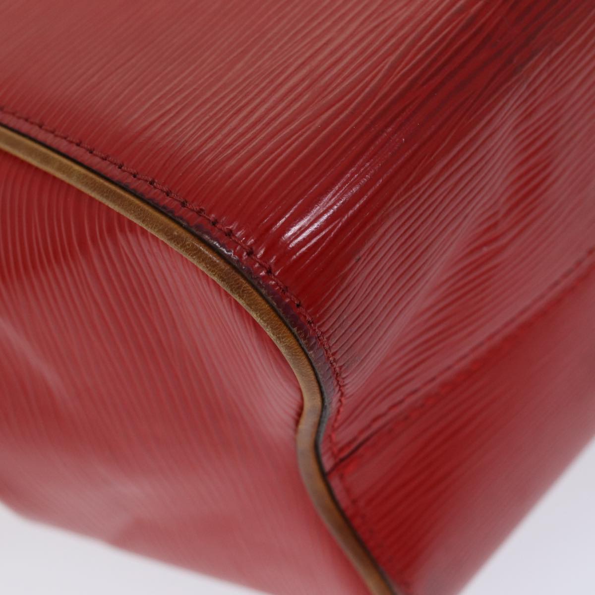 LOUIS VUITTON Epi Dog BB Hand Bag 2way Red Coklico M93249 LV 70439