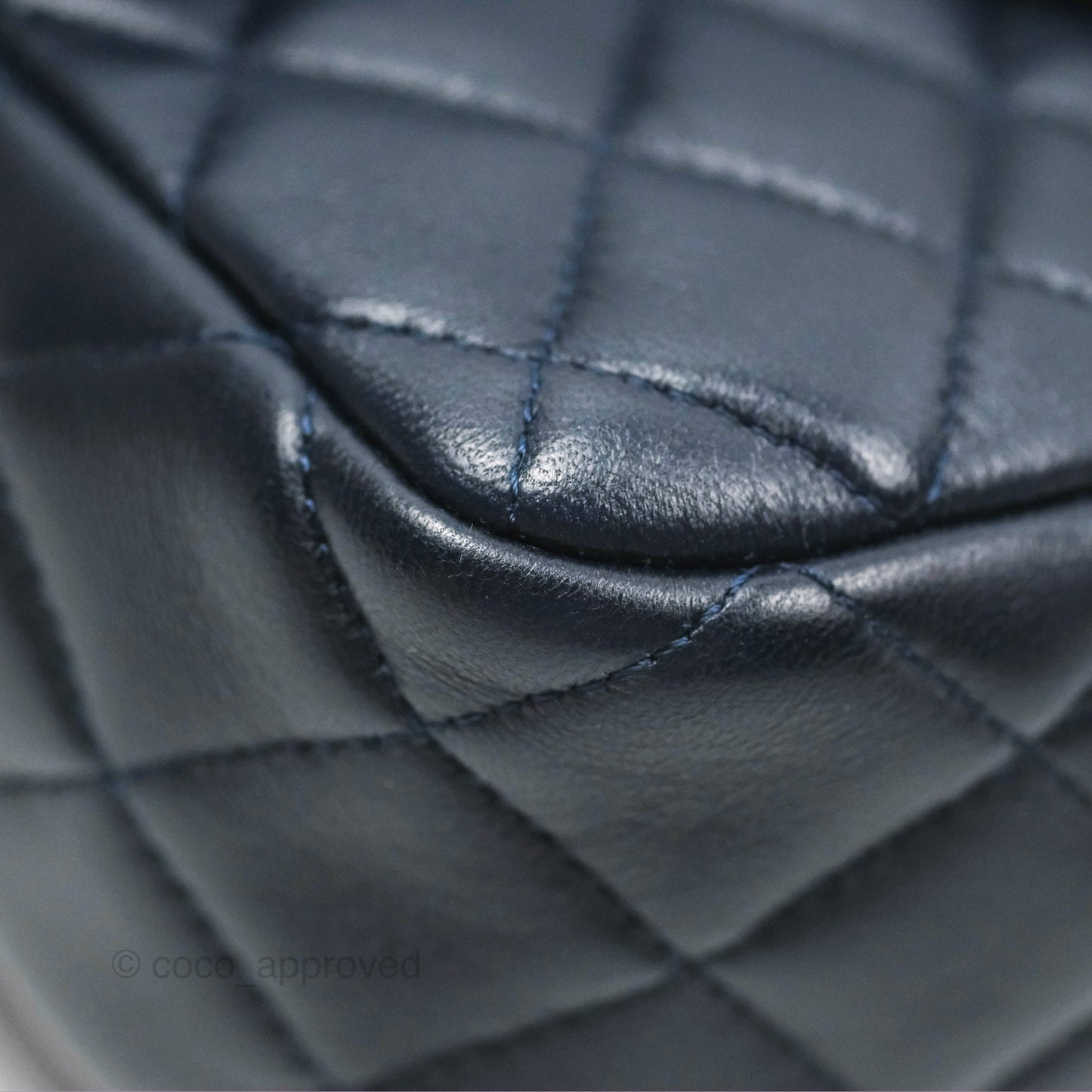 Chanel Small Seoul Backpack Navy Lambskin Gold Hardware