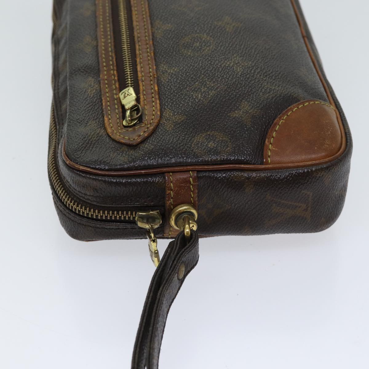 LOUIS VUITTON Monogram Marly Dragonne GM Clutch Bag M51825 LV 70473