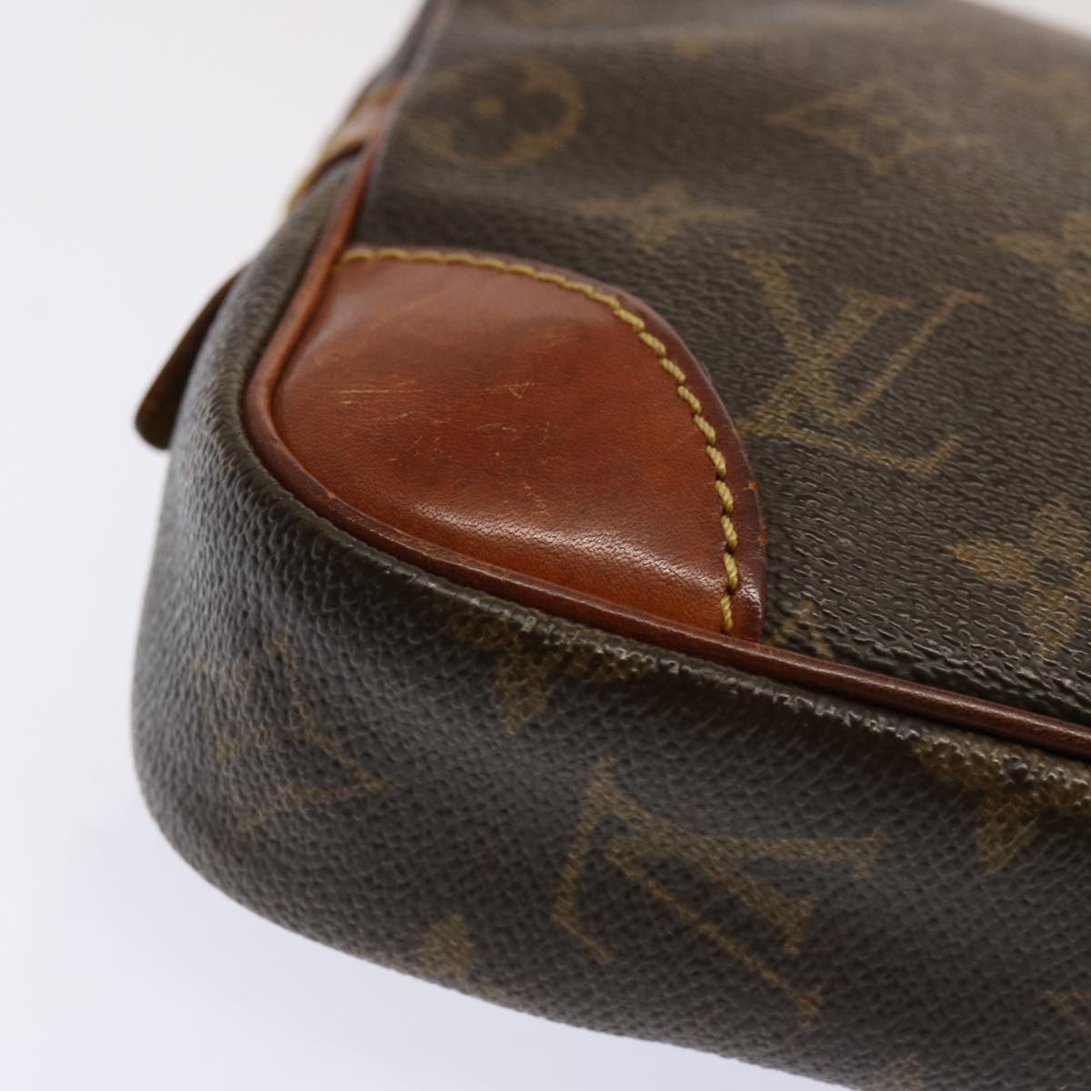 LOUIS VUITTON Monogram Marly Dragonne GM Clutch Bag M51825 LV 70474