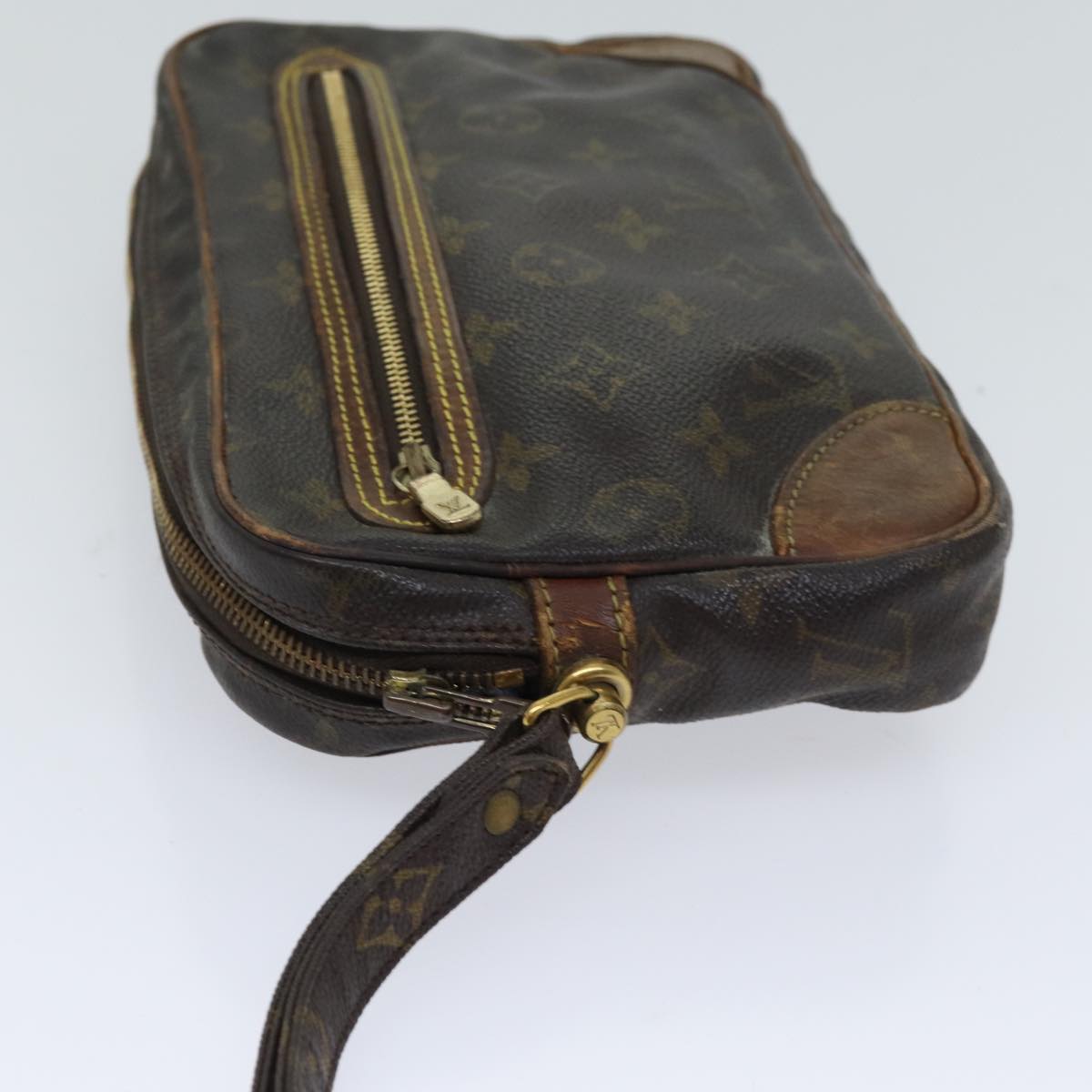LOUIS VUITTON Monogram Marly Dragonne GM Clutch Bag M51825 LV 70475