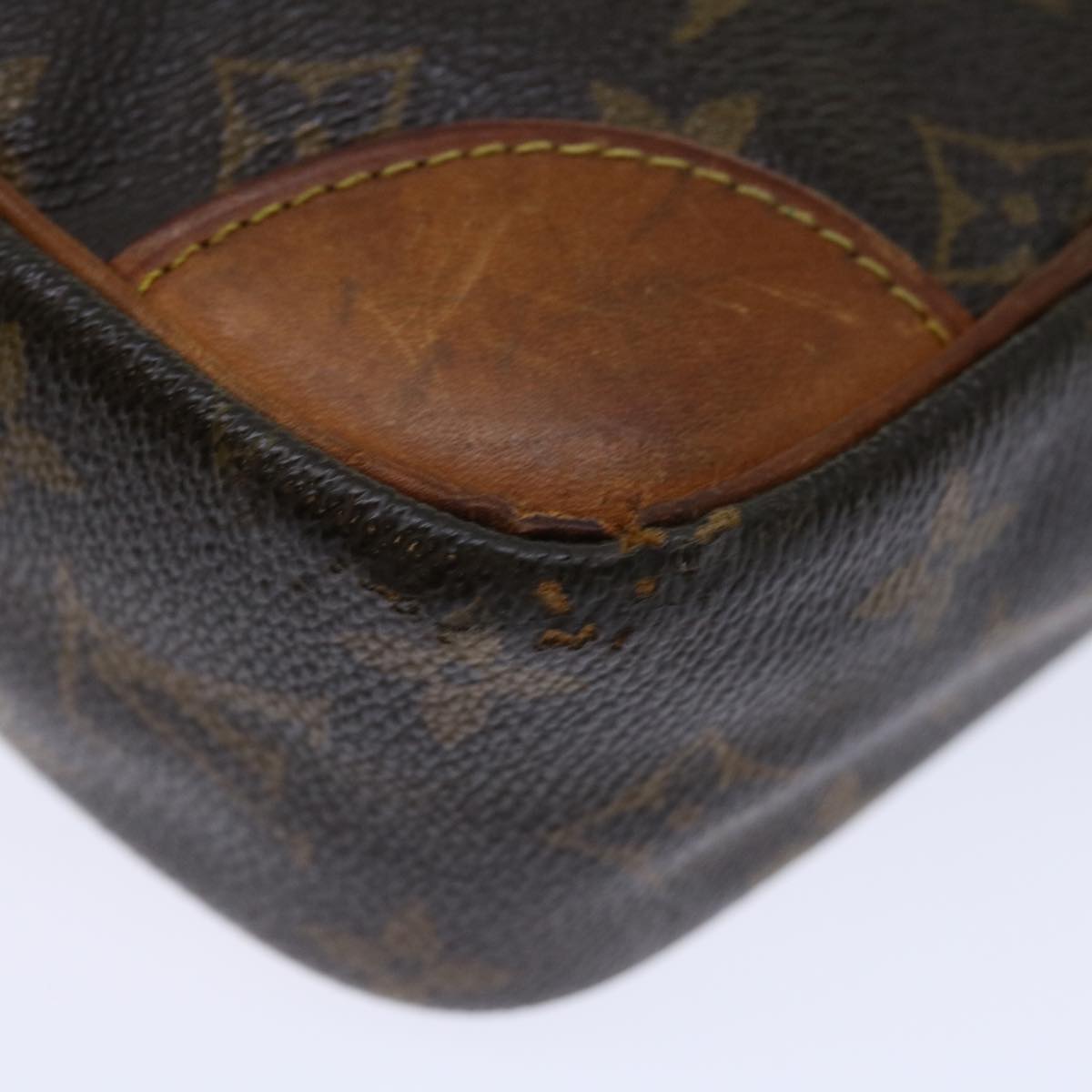 LOUIS VUITTON Monogram Compiegne 28 Clutch Bag M51845 LV 70477