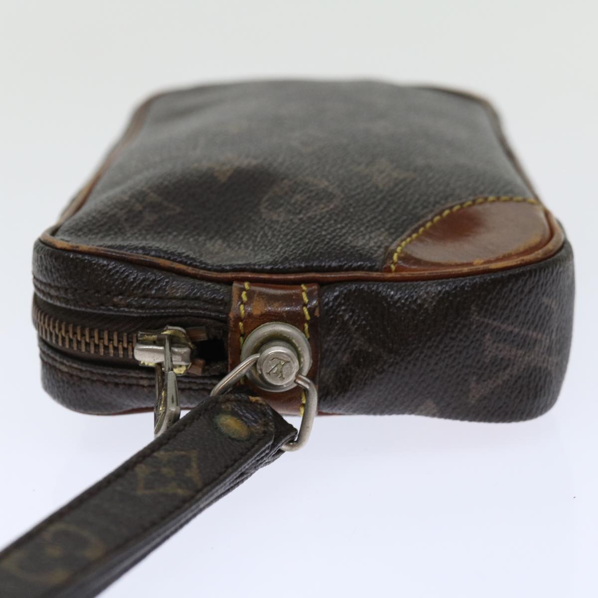 LOUIS VUITTON Monogram Marly Dragonne PM Clutch Bag M51827 LV 70478