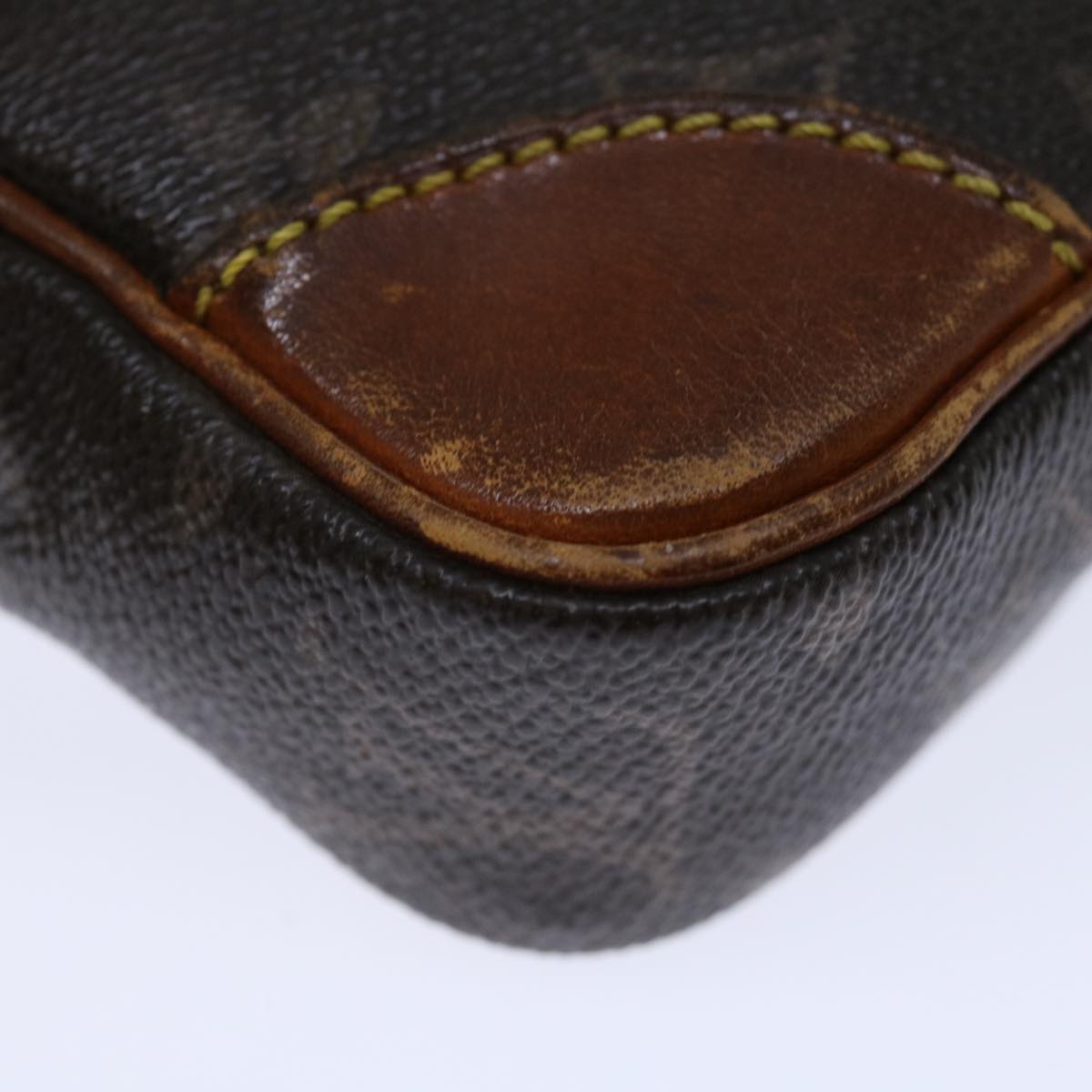 LOUIS VUITTON Monogram Marly Dragonne PM Clutch Bag M51827 LV 70478