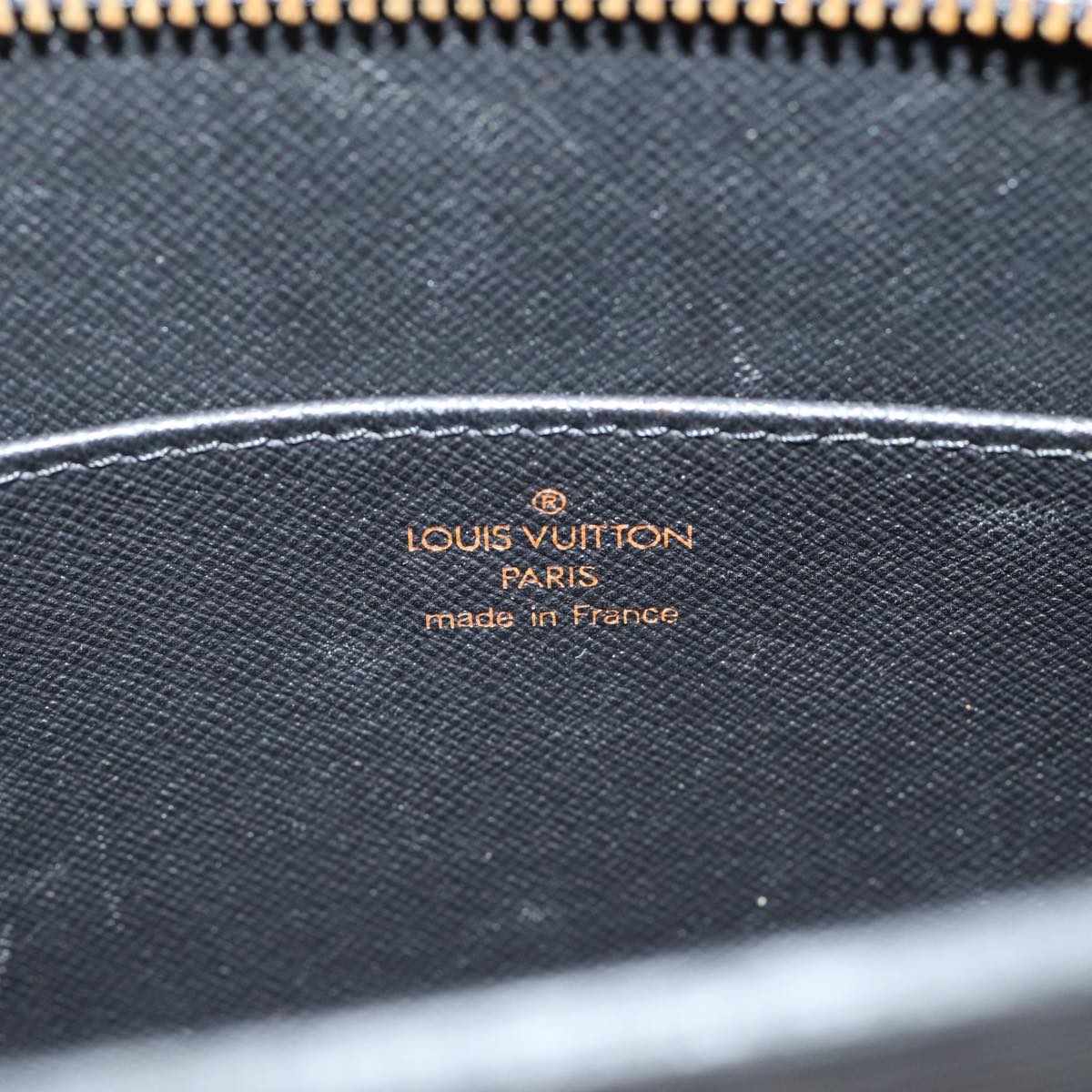 LOUIS VUITTON Epi Pochette Homme Clutch Bag Black M52522 LV 70480