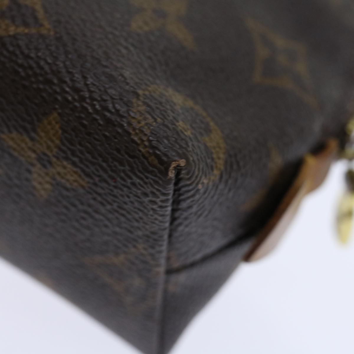 LOUIS VUITTON Monogram Pochette Cosmetic PM Cosmetic Pouch M47515 LV 70490
