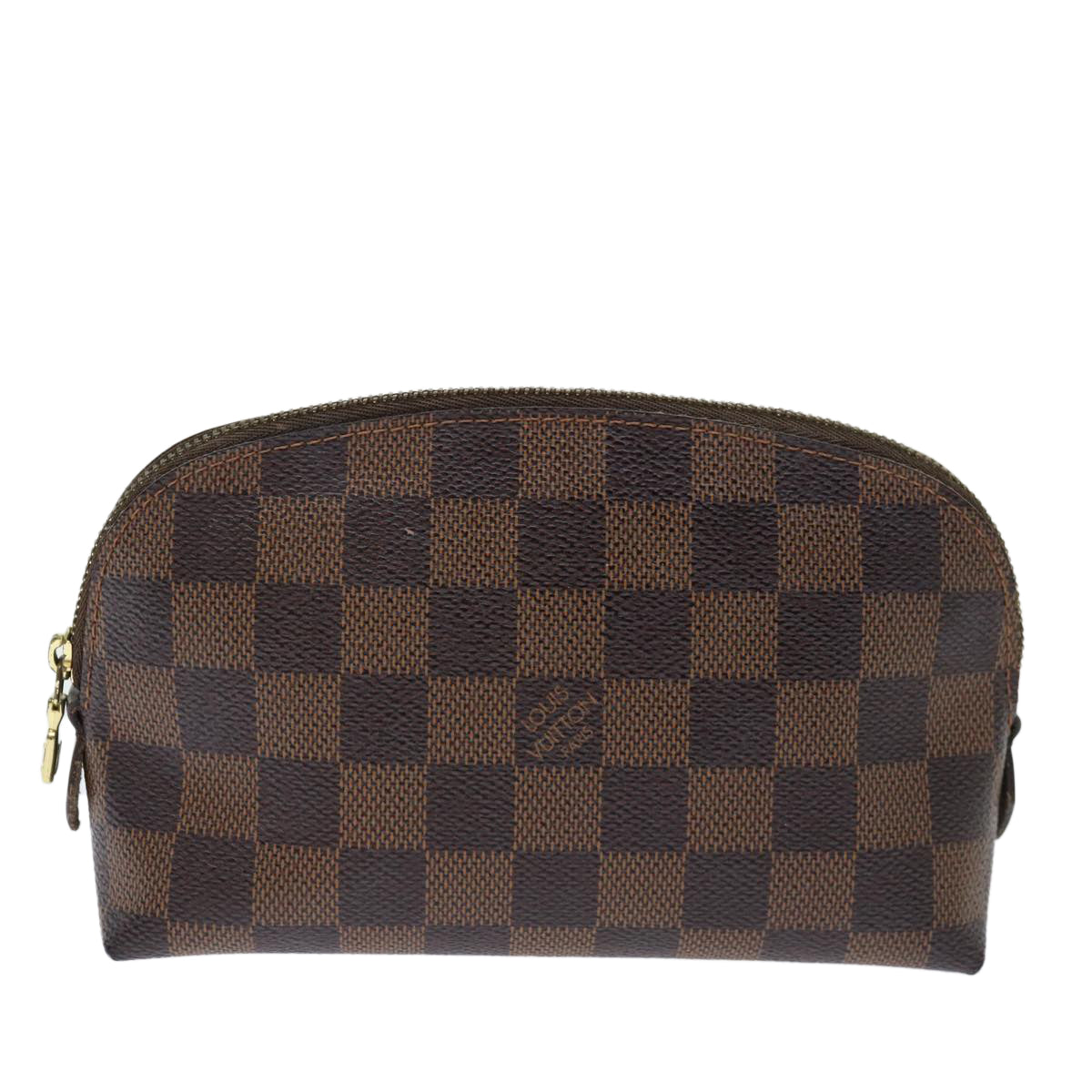 LOUIS VUITTON Damier Ebene Pochette Cosmetic PM Pouch N47516 LV 70492