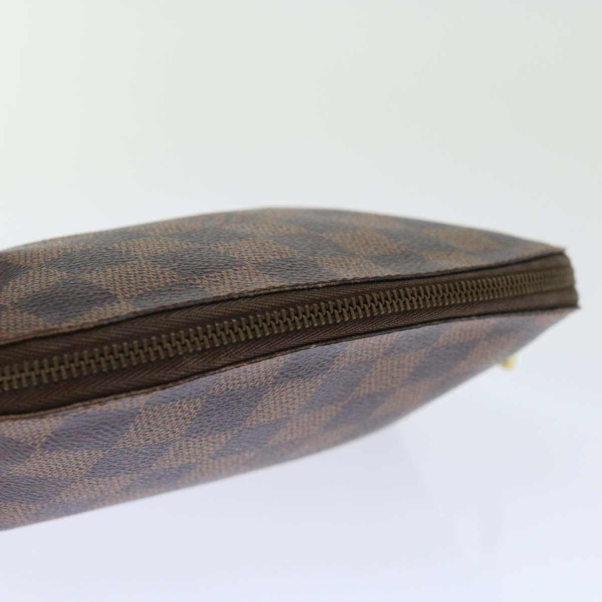 LOUIS VUITTON Damier Ebene Pochette Cosmetic PM Pouch N47516 LV 70492
