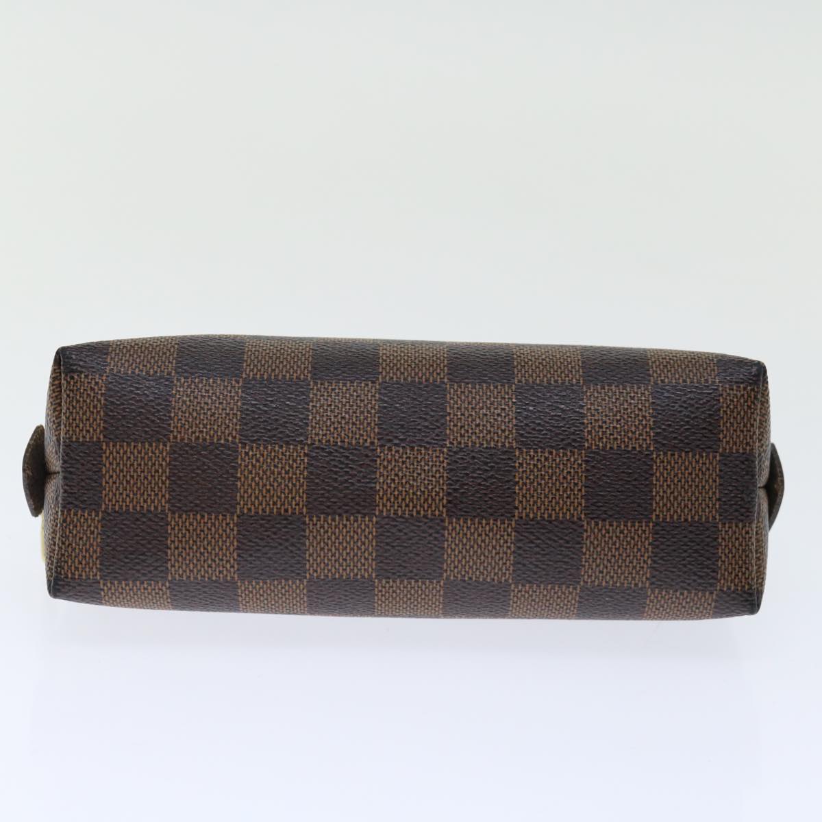LOUIS VUITTON Damier Ebene Pochette Cosmetic PM Pouch N47516 LV 70492