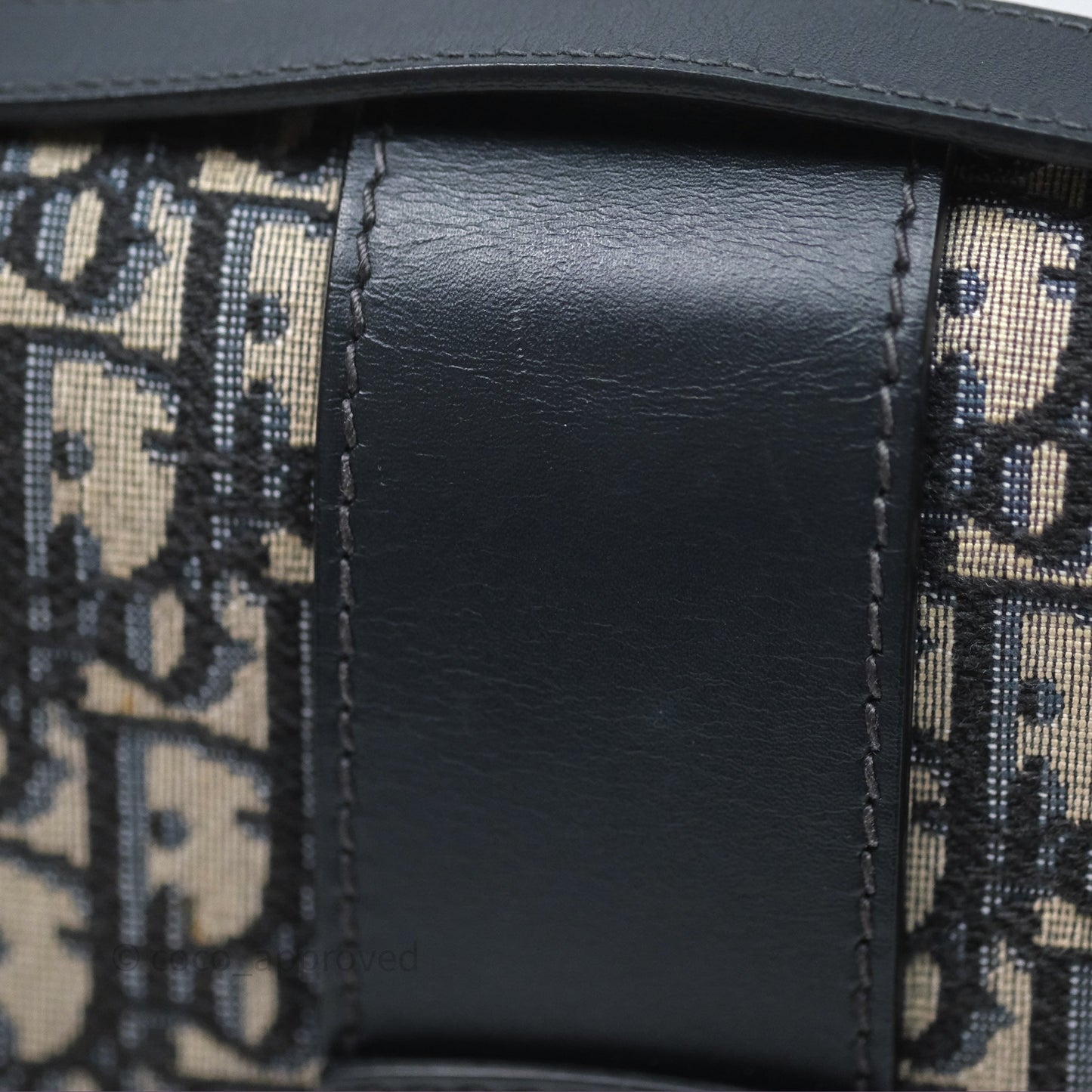 Christian Dior 30 Montaigne Bag Blue Dior Oblique Jacquard Gold Hardware