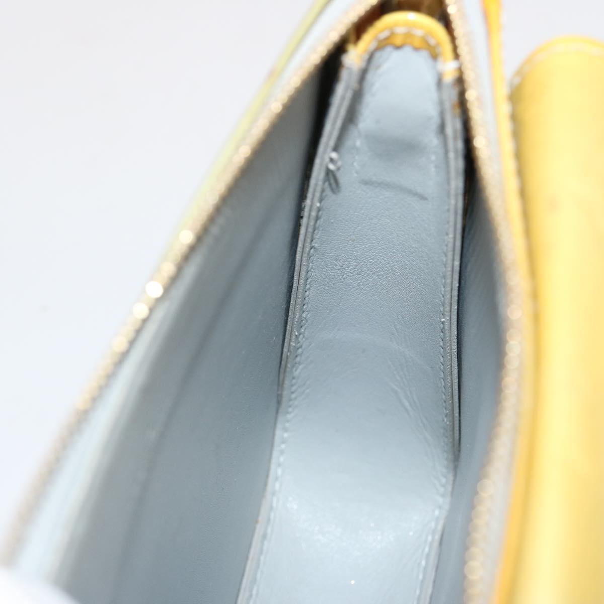 LOUIS VUITTON Monogram Vernis Motto Accessory Pouch Gris M91030 LV 70506