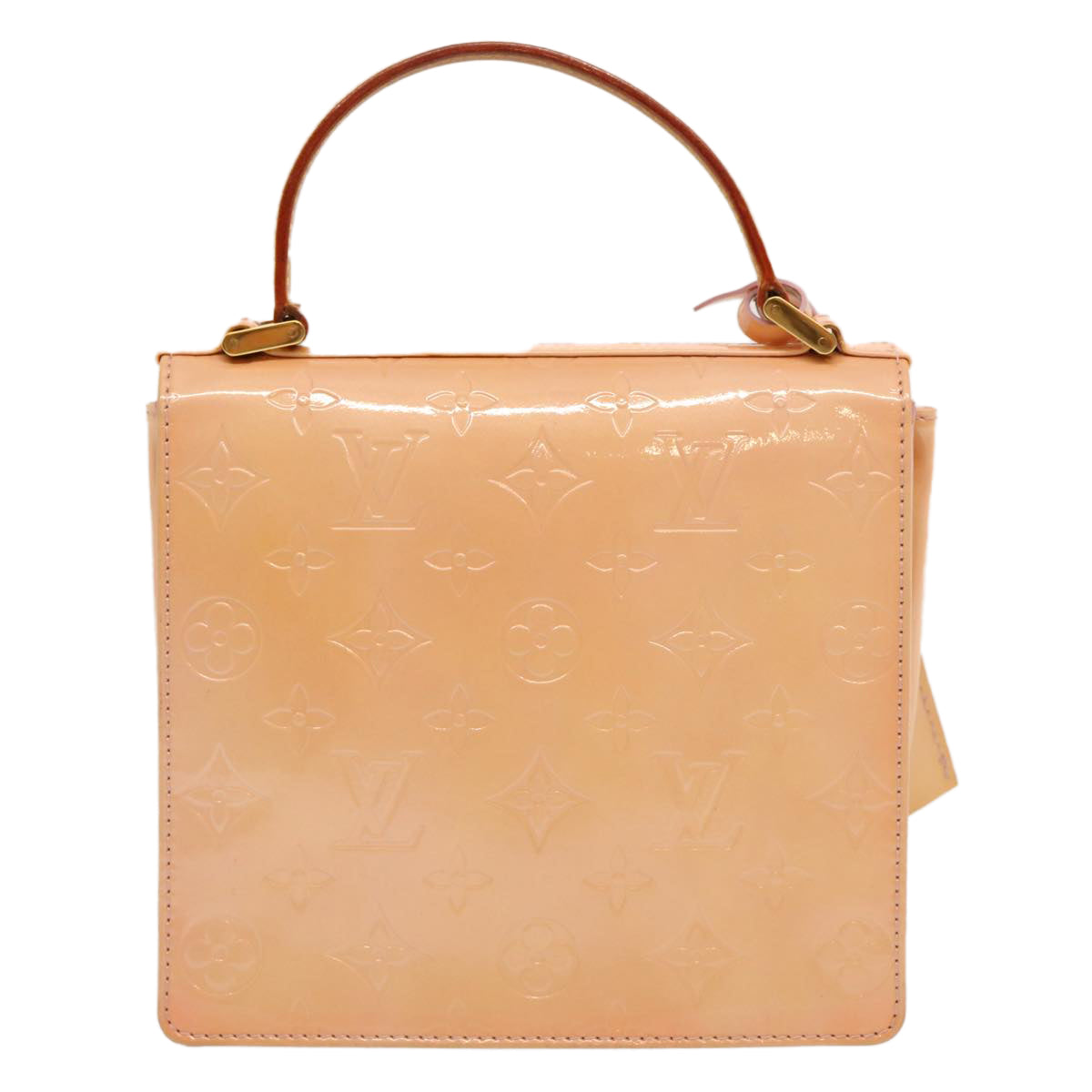 LOUIS VUITTON Vernis Spring Street Hand Bag Marshmallow Pink M91033 70507