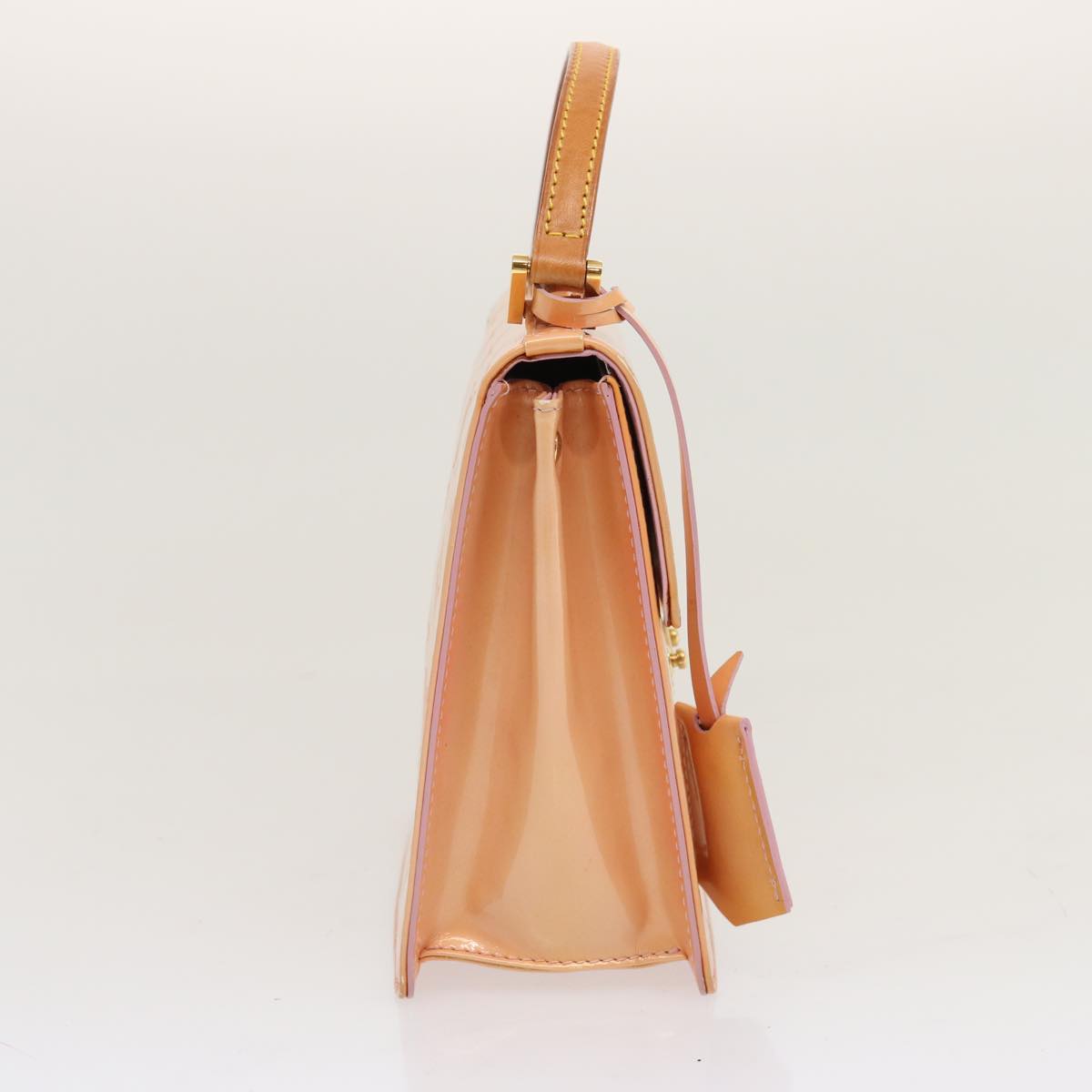 LOUIS VUITTON Vernis Spring Street Hand Bag Marshmallow Pink M91033 70507