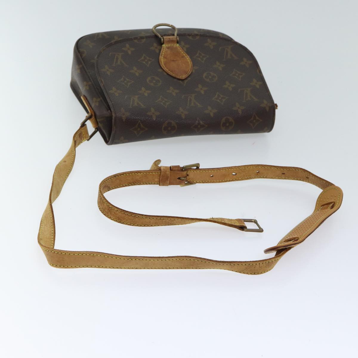 LOUIS VUITTON Monogram Saint Cloud GM Shoulder Bag M51242 LV 70511