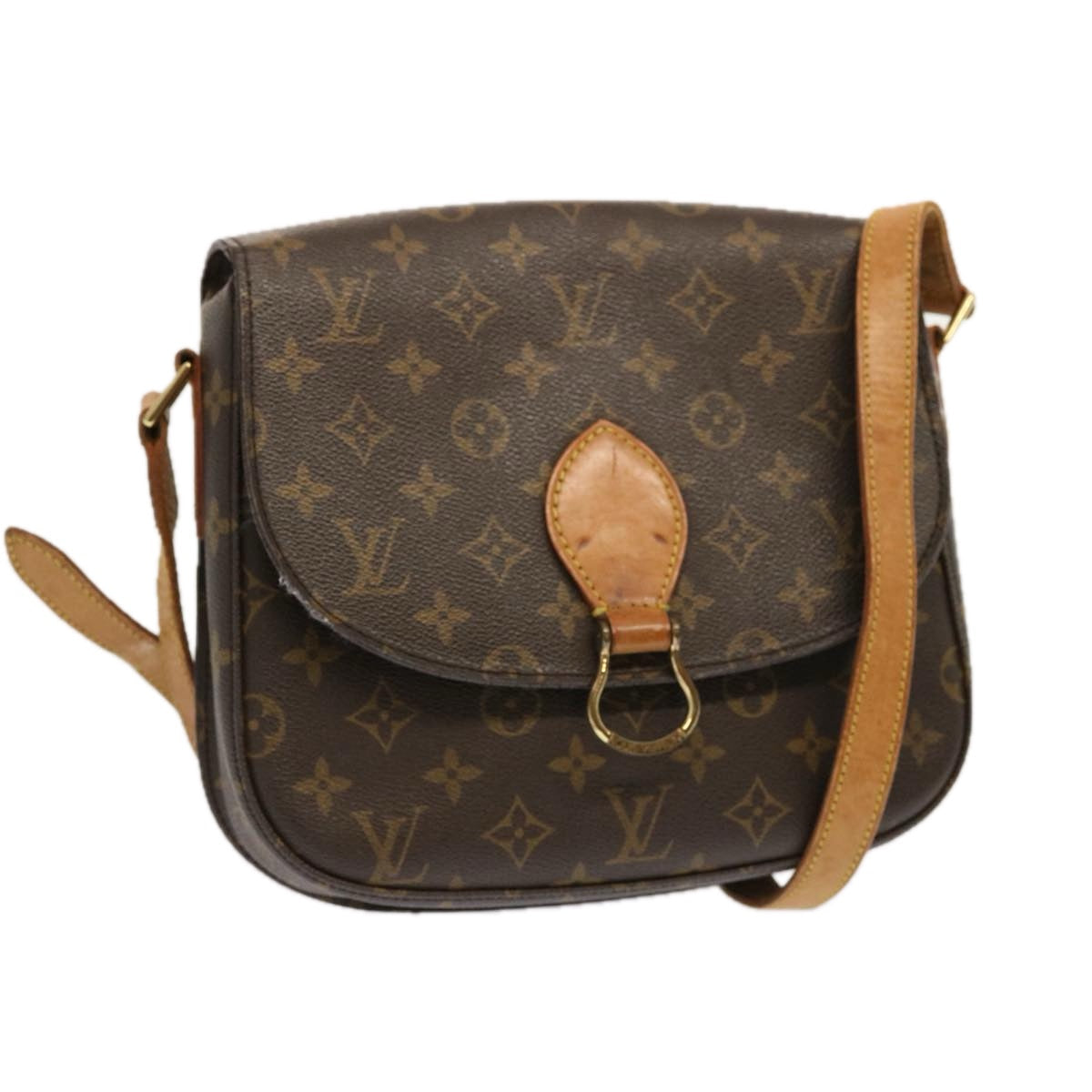 LOUIS VUITTON Monogram Saint Cloud GM Shoulder Bag M51242 LV 70512