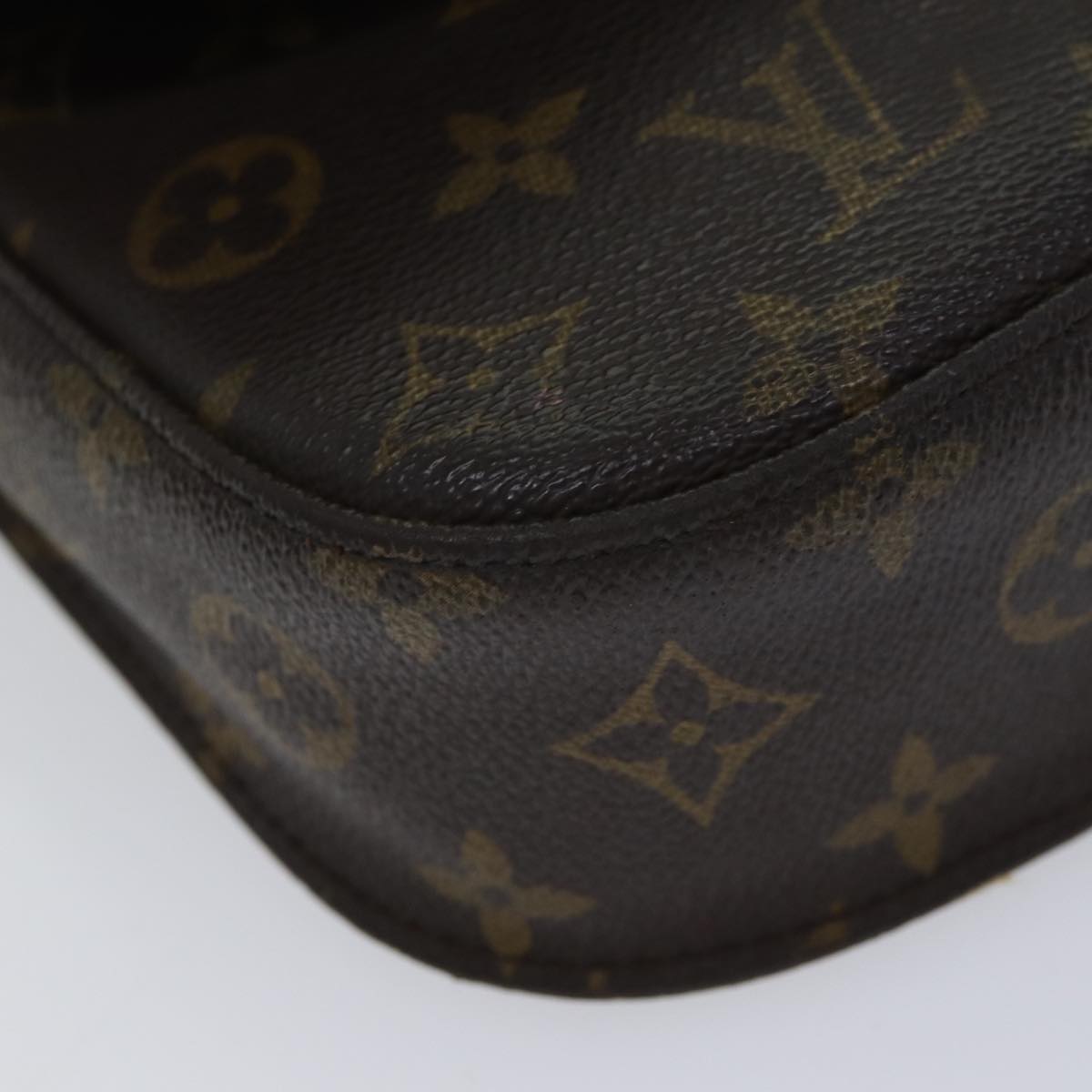 LOUIS VUITTON Monogram Saint Cloud MM Shoulder Bag M51243 LV 70514