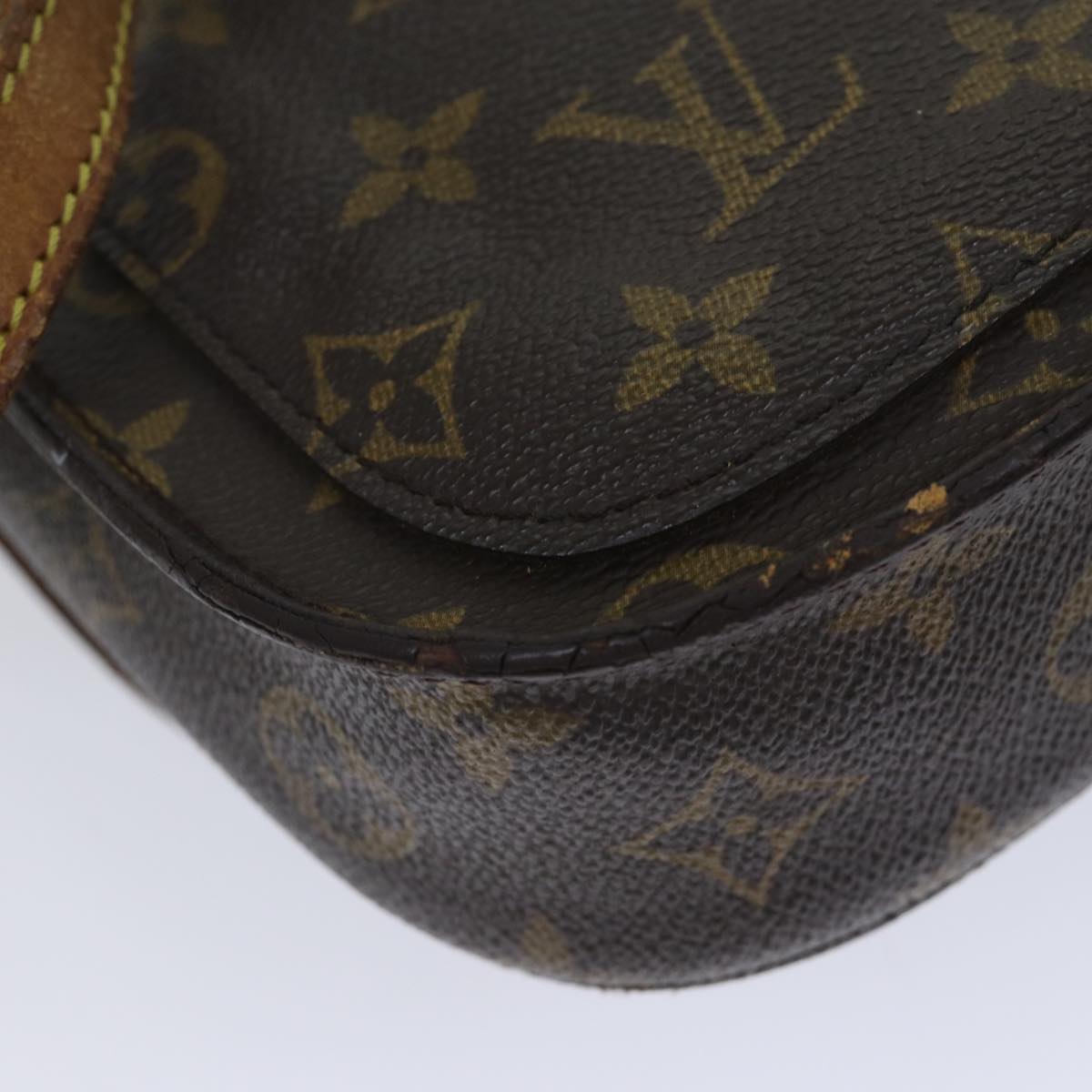 LOUIS VUITTON Monogram Saint Cloud MM Shoulder Bag M51243 LV 70514