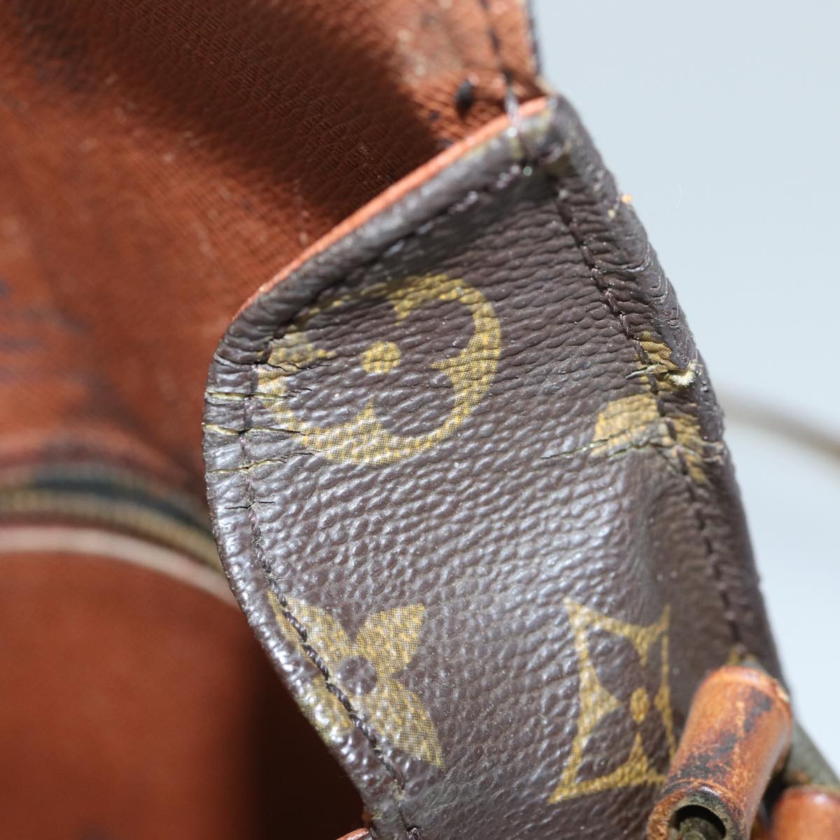LOUIS VUITTON Monogram Saint Cloud MM Shoulder Bag M51243 LV 70514
