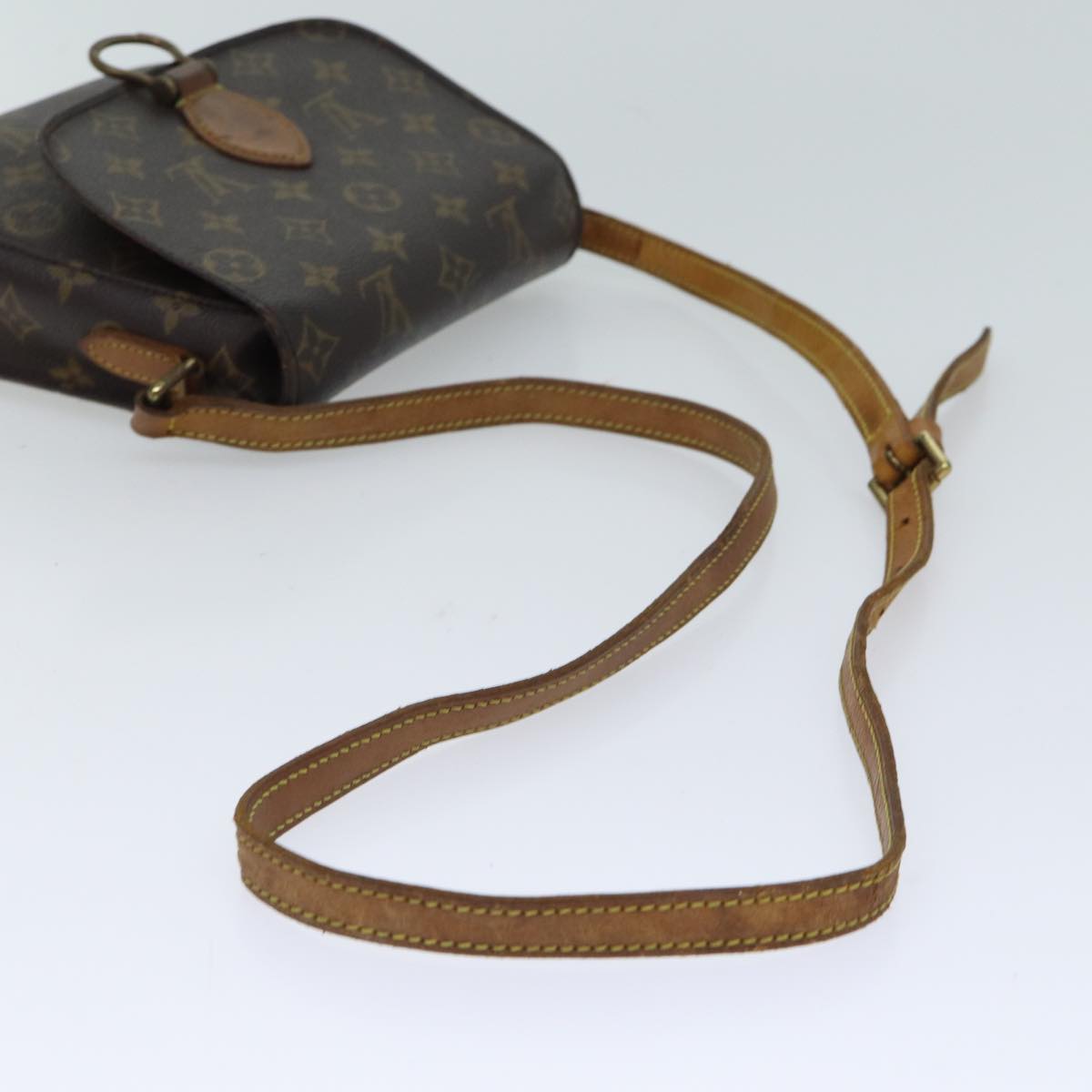LOUIS VUITTON Monogram Saint Cloud MM Shoulder Bag M51243 LV 70514