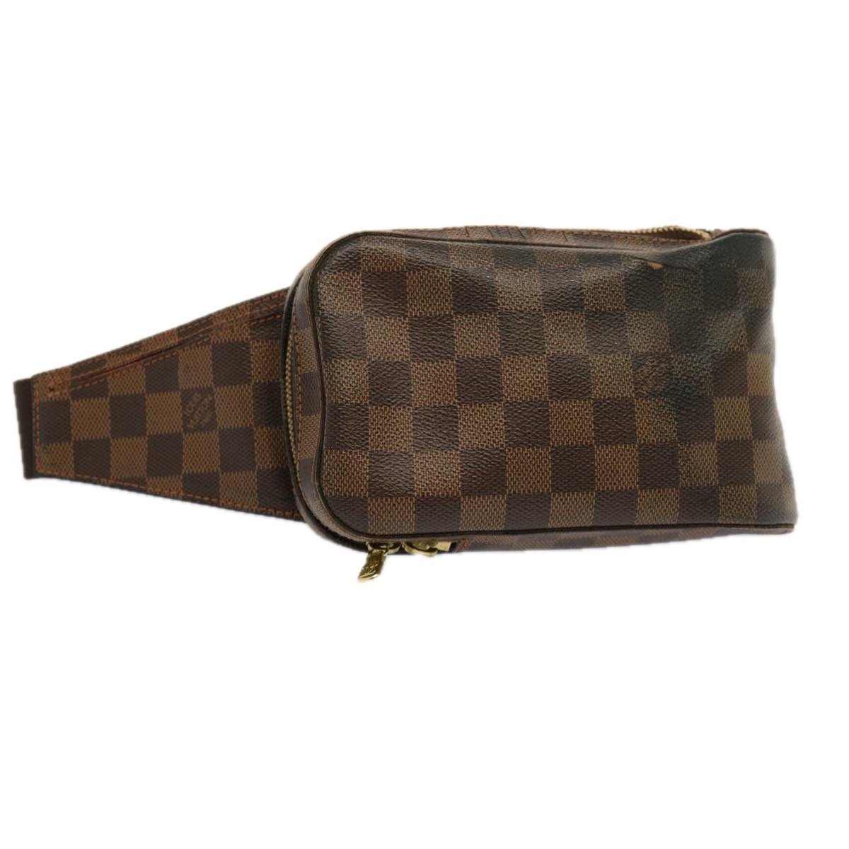 LOUIS VUITTON Damier Ebene Geronimos Shoulder Bag N51994 LV 70519