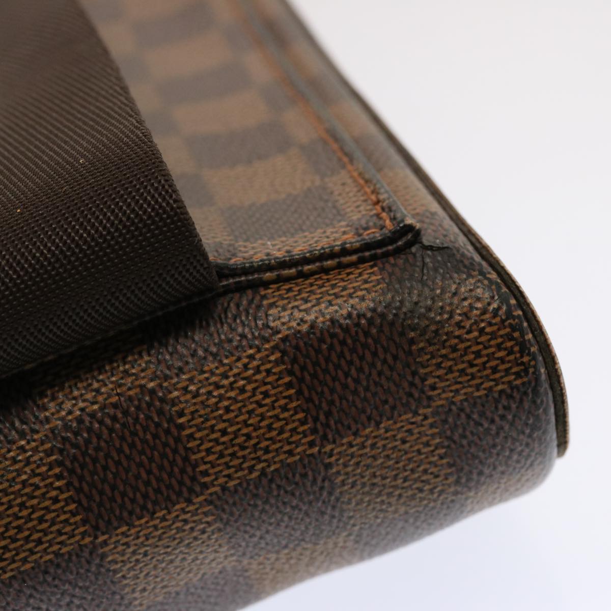 LOUIS VUITTON Damier Ebene Geronimos Shoulder Bag N51994 LV 70519