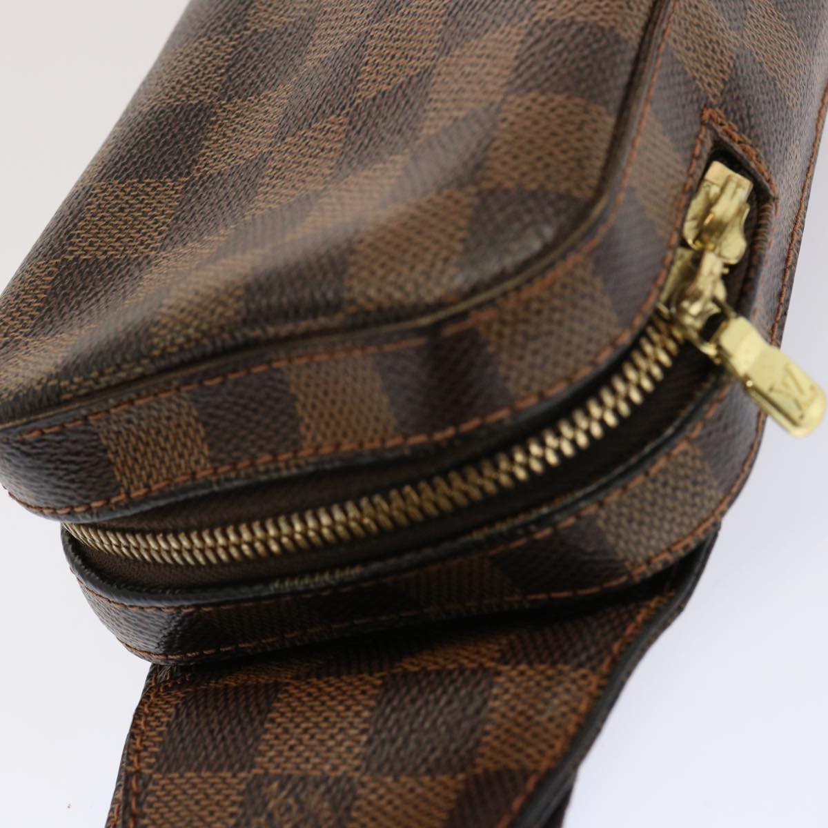 LOUIS VUITTON Damier Ebene Geronimos Shoulder Bag N51994 LV 70519