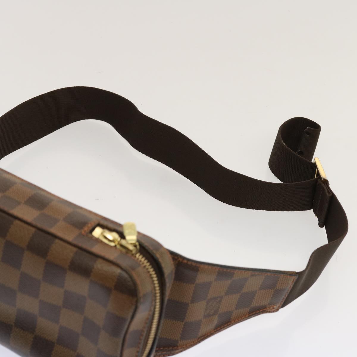 LOUIS VUITTON Damier Ebene Geronimos Shoulder Bag N51994 LV 70519