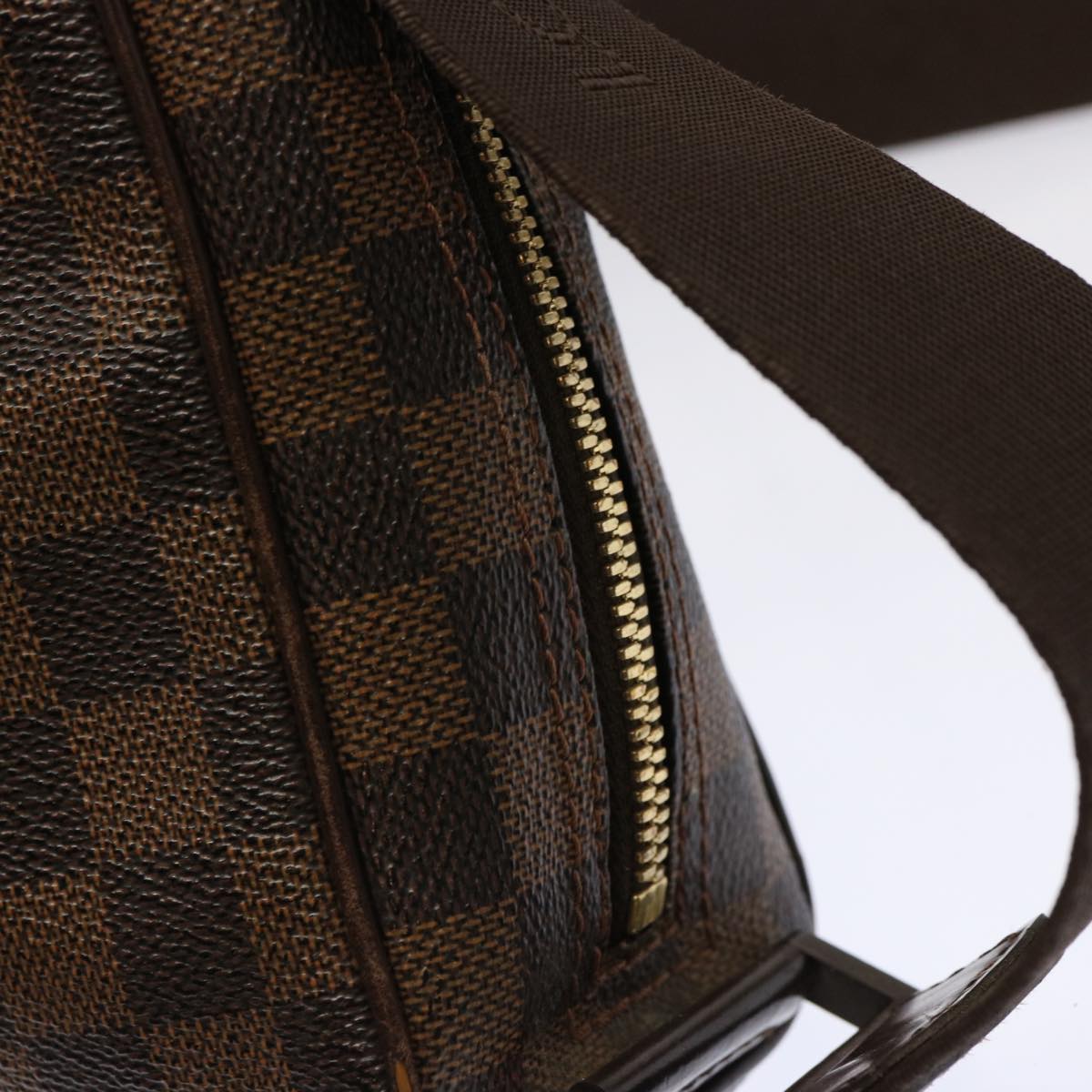 LOUIS VUITTON Damier Ebene Olaf PM Shoulder Bag N41442 LV 70521
