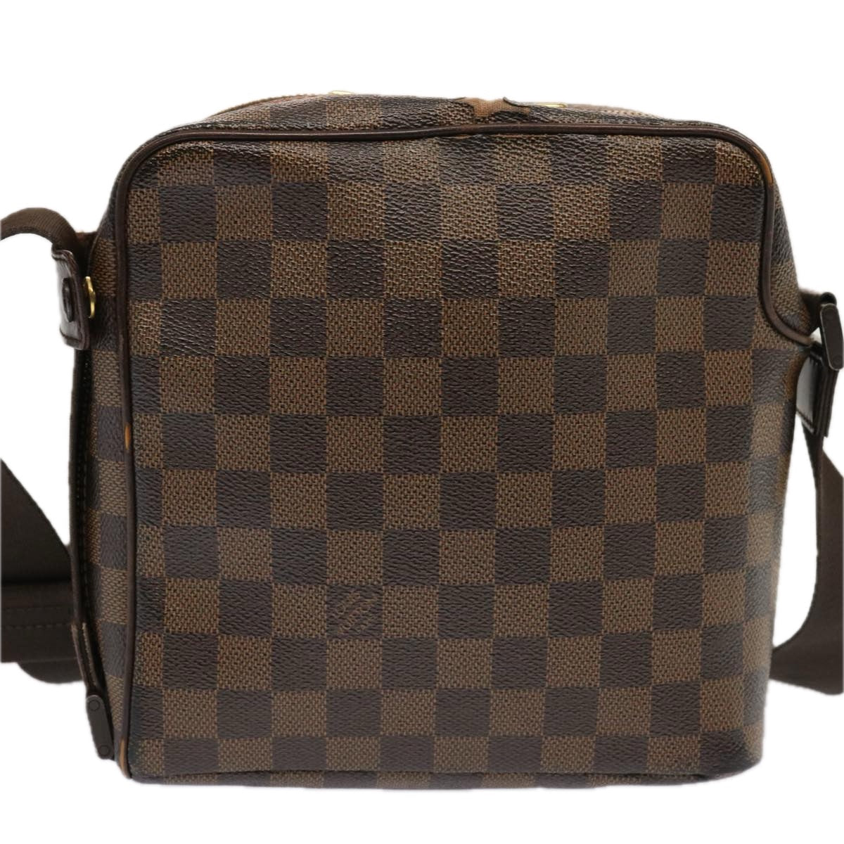 LOUIS VUITTON Damier Ebene Olaf PM Shoulder Bag N41442 LV 70521