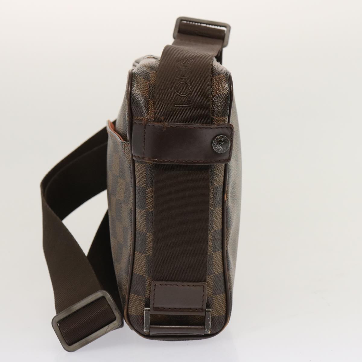 LOUIS VUITTON Damier Ebene Olaf PM Shoulder Bag N41442 LV 70521
