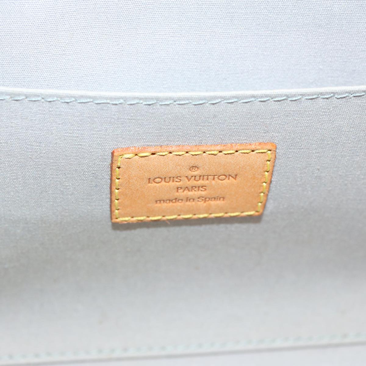 LOUIS VUITTON Monogram Vernis Roxbury Drive Hand Bag Perle M91374 LV 70529