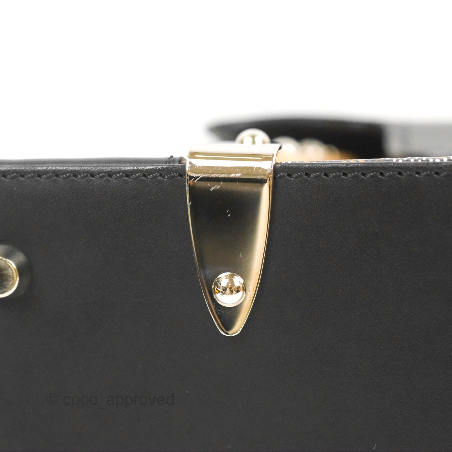 Goyard Saïgon Structuré PM Bag Black Goyardine Canvas