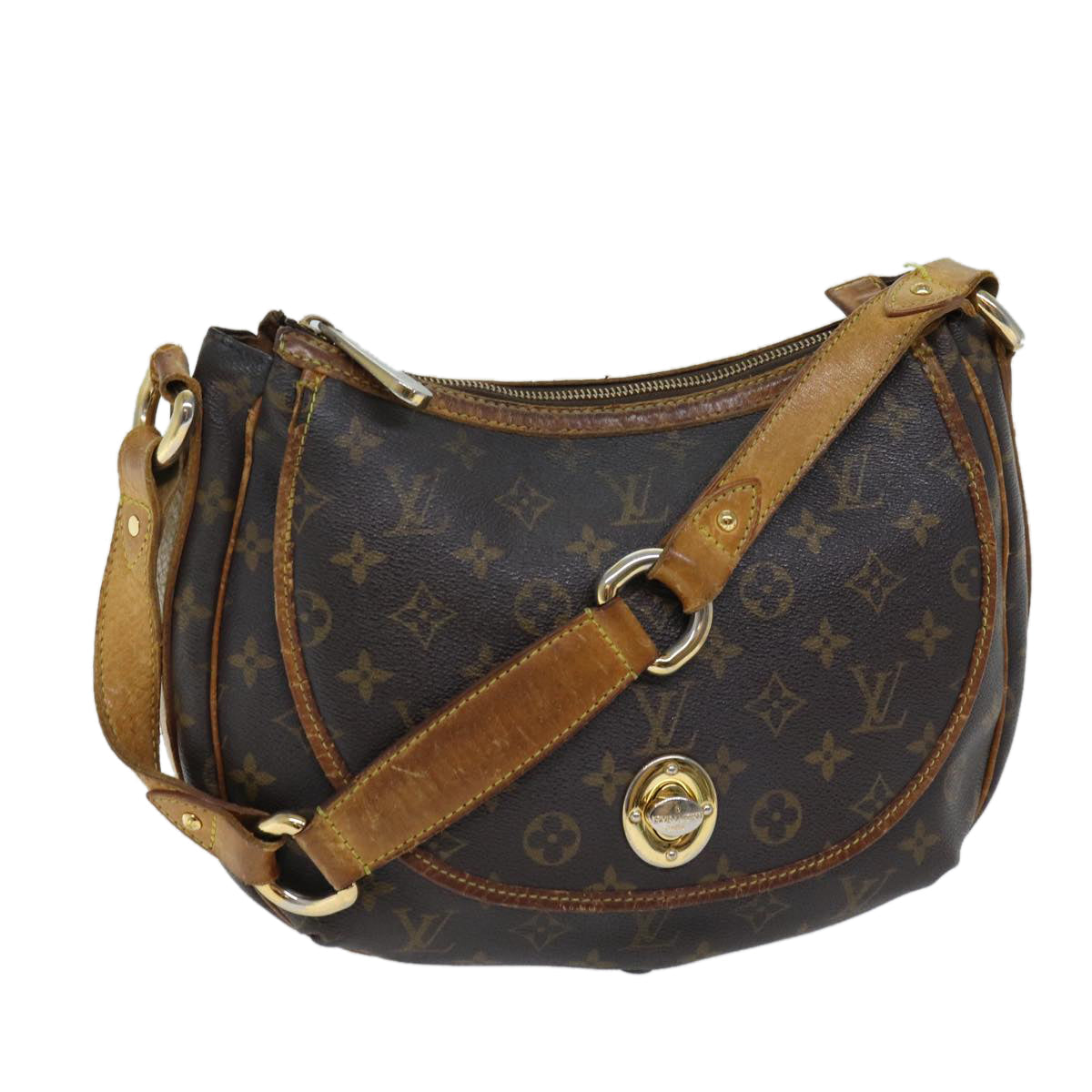 LOUIS VUITTON Monogram Tolum PM Shoulder Bag M40076 LV 70537