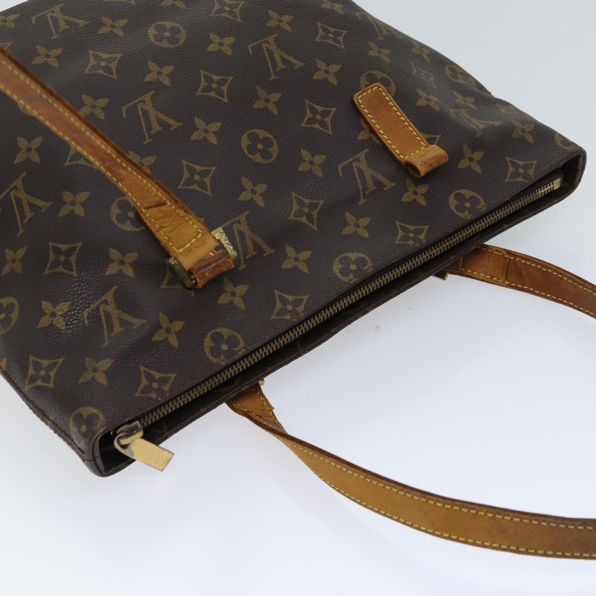 LOUIS VUITTON Monogram Cabas Piano Tote Bag M51148 LV 70539