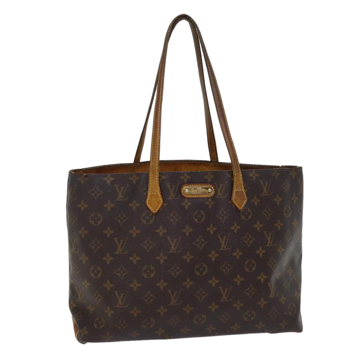 LOUIS VUITTON Monogram Wilshire MM Hand Bag M45644 LV 70540