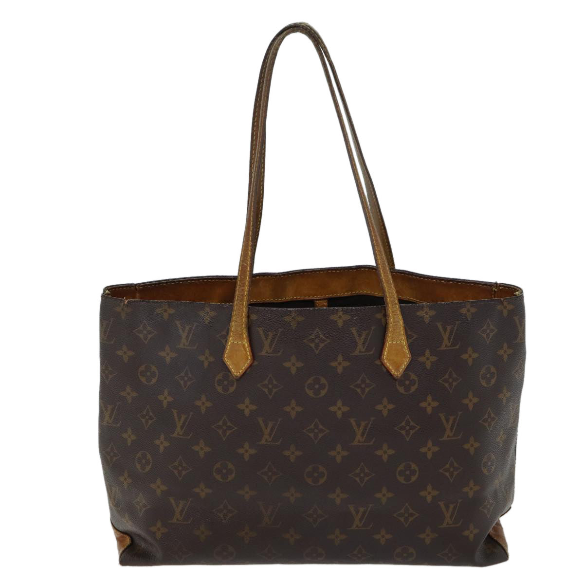 LOUIS VUITTON Monogram Wilshire MM Hand Bag M45644 LV 70540