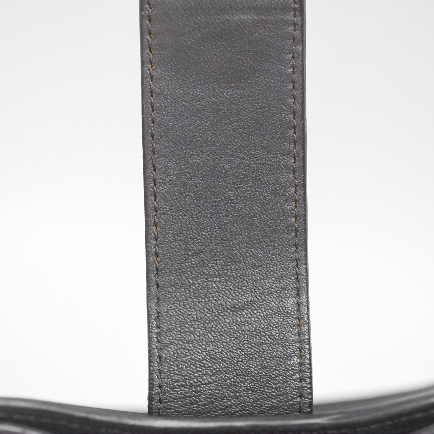 Saint Laurent Chyc Bag Dark Grey Calfskin Gold Hardware