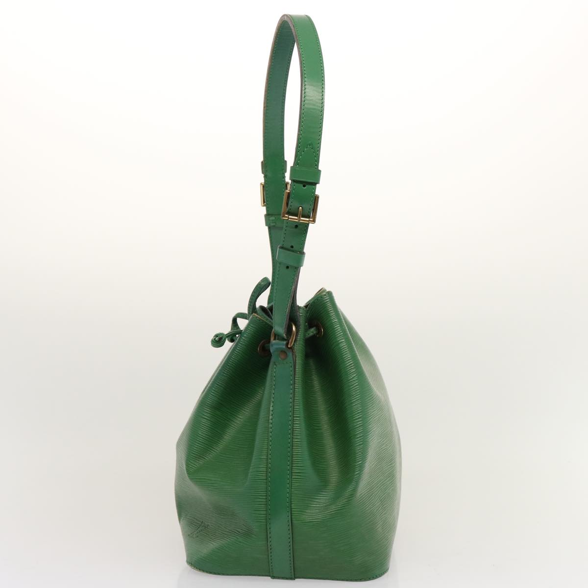 LOUIS VUITTON Epi Petit Noe Shoulder Bag Green M44104 LV 70550