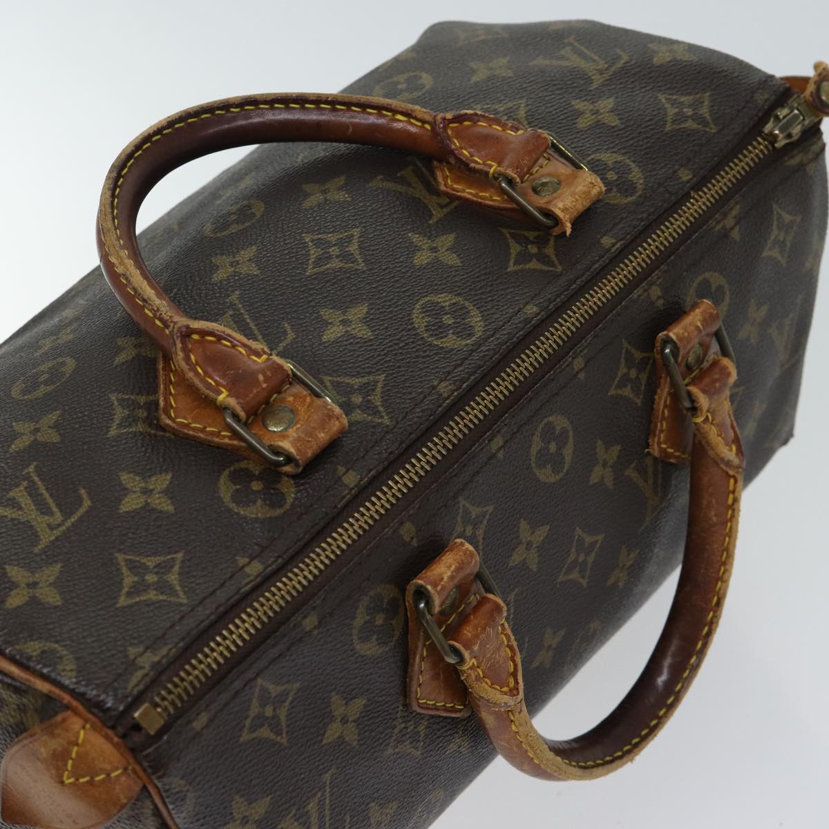 LOUIS VUITTON Monogram Speedy 30 Hand Bag M41526 LV 70556