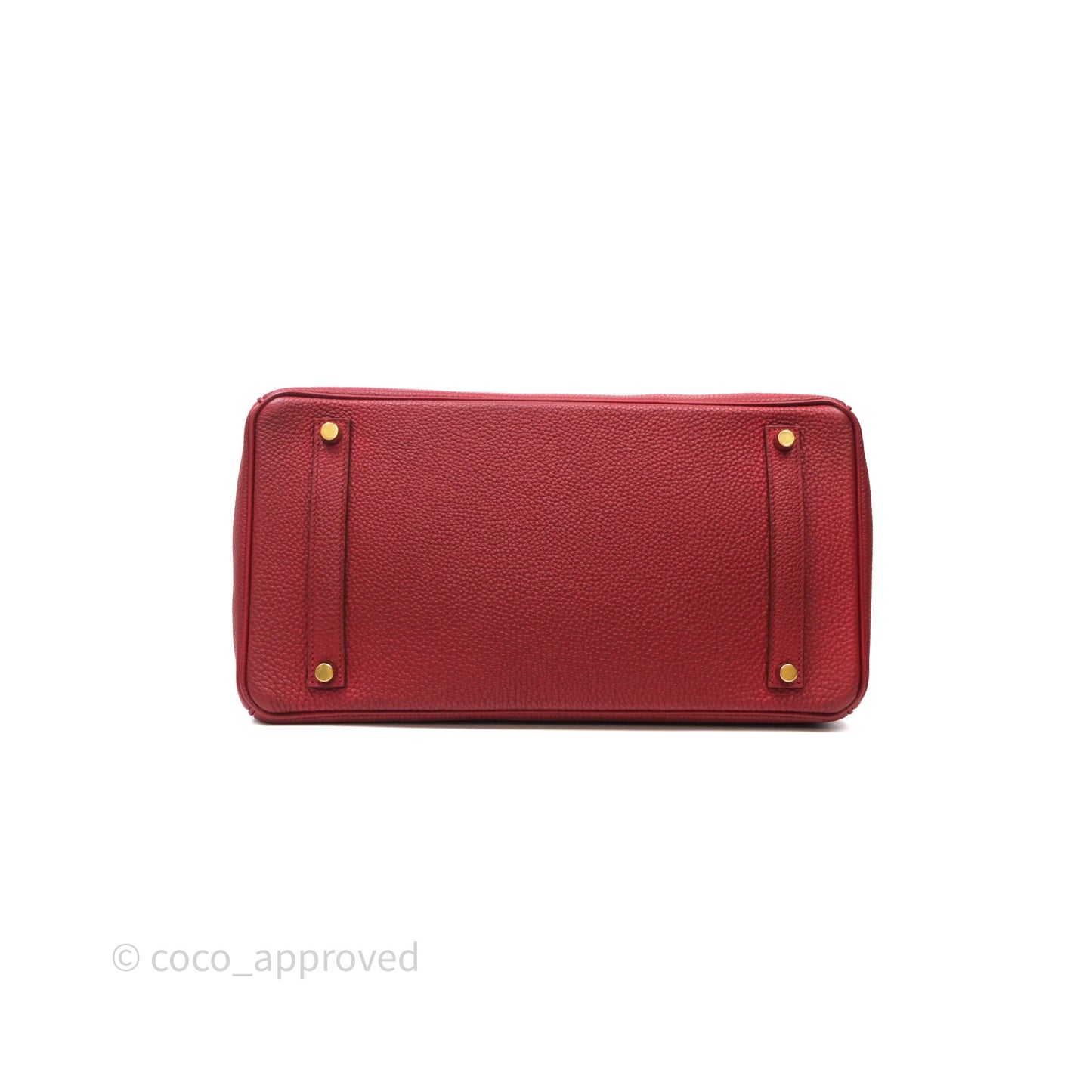 Hermès Birkin 35 Red Togo Gold Hardware