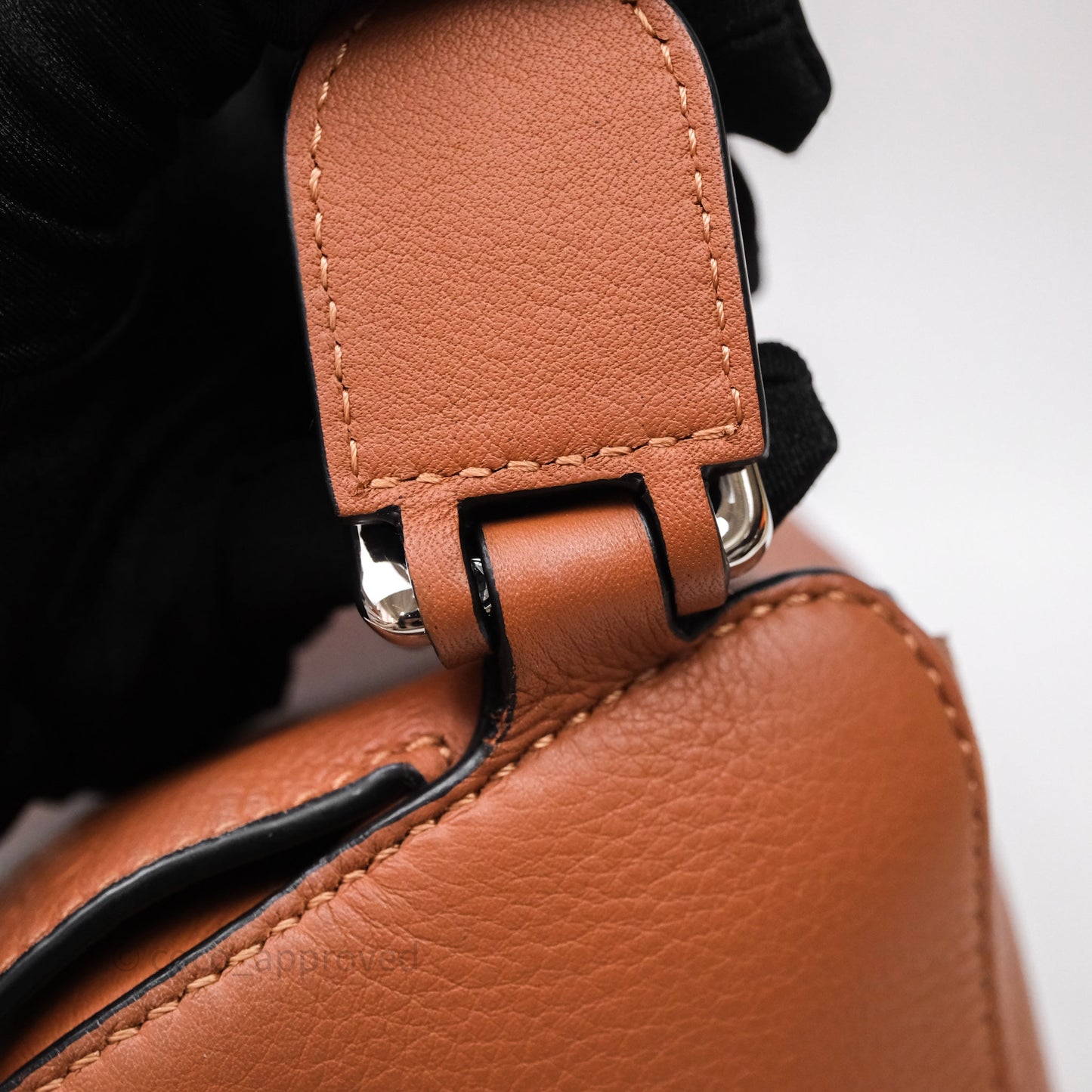 Loewe Small Puzzle Bag Tan Calfskin Gold Hardware
