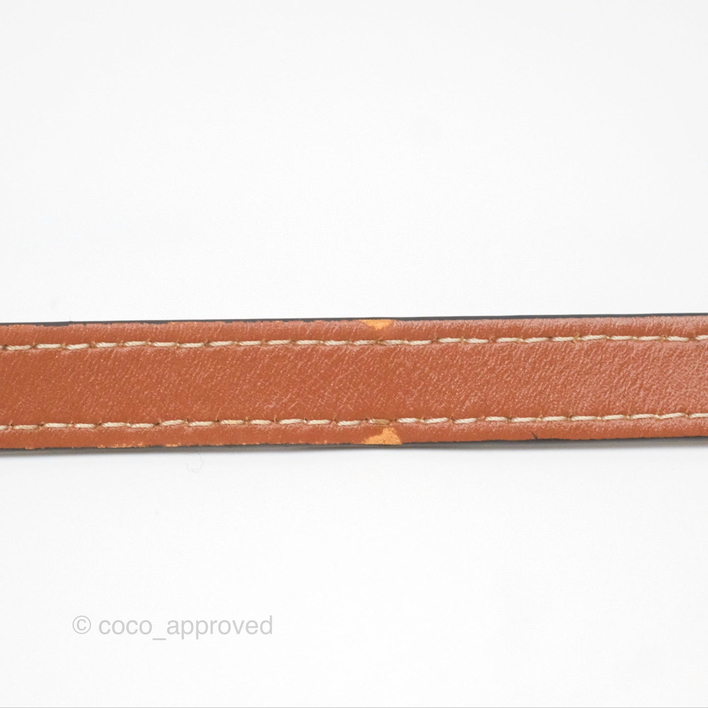 Celine Mini Triomphe Tan Canvas Calfskin
