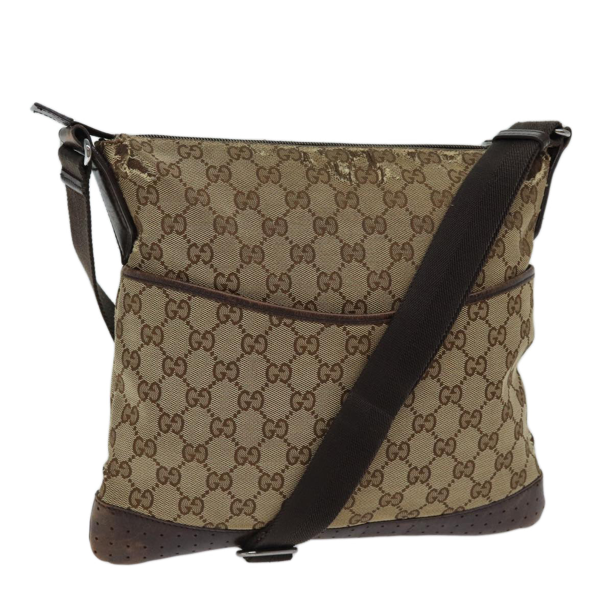 Luxury Gucci Trending 2025 GG Canvas Shoulder Bag Beige 145857  70601